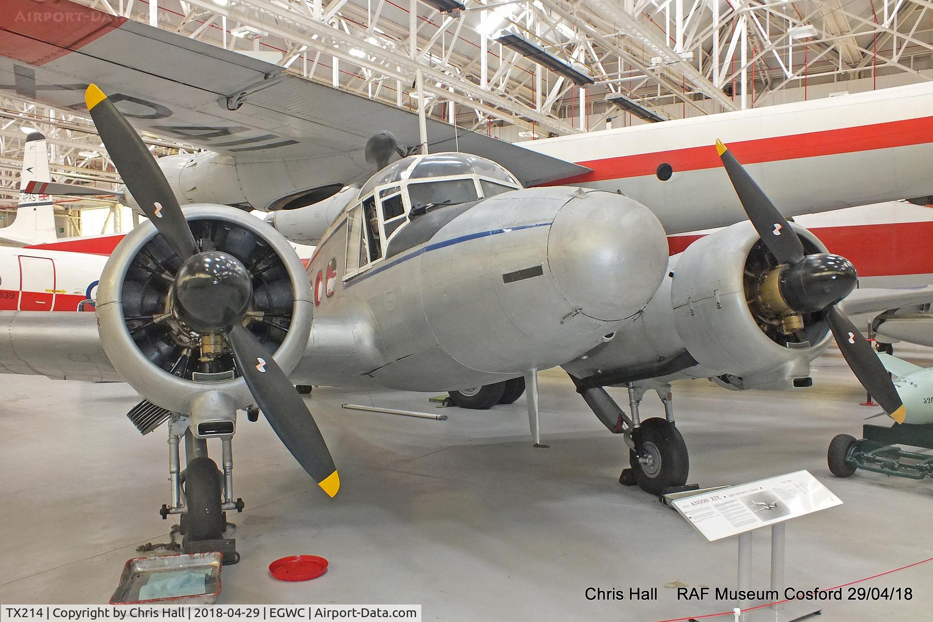 TX214, Avro 652A Anson C.19 C/N 33786, RAF Museum, Cosford