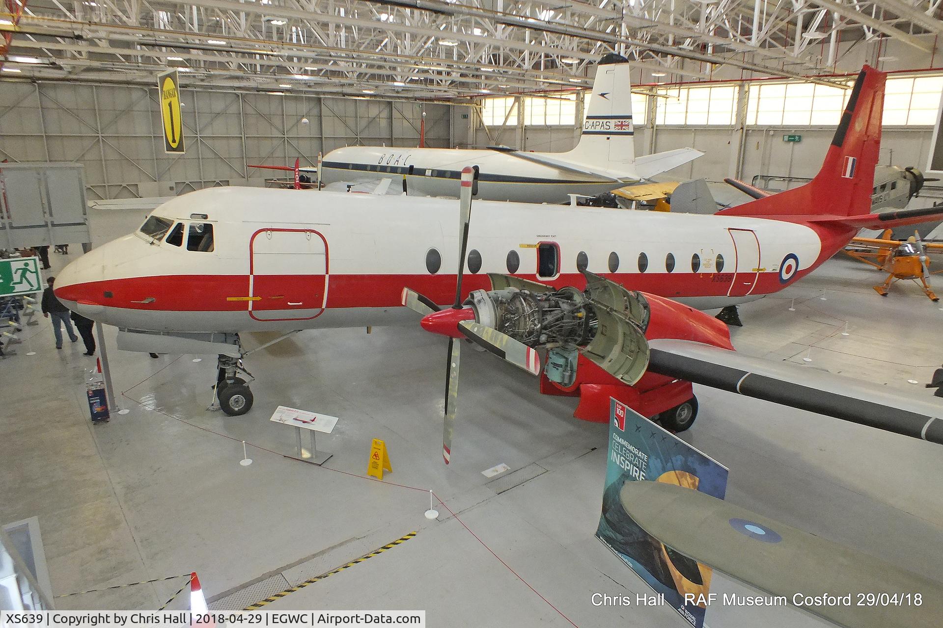 XS639, 1967 Hawker Siddeley HS-780 Andover E3A C/N Set23/BN23, RAF Museum, Cosford