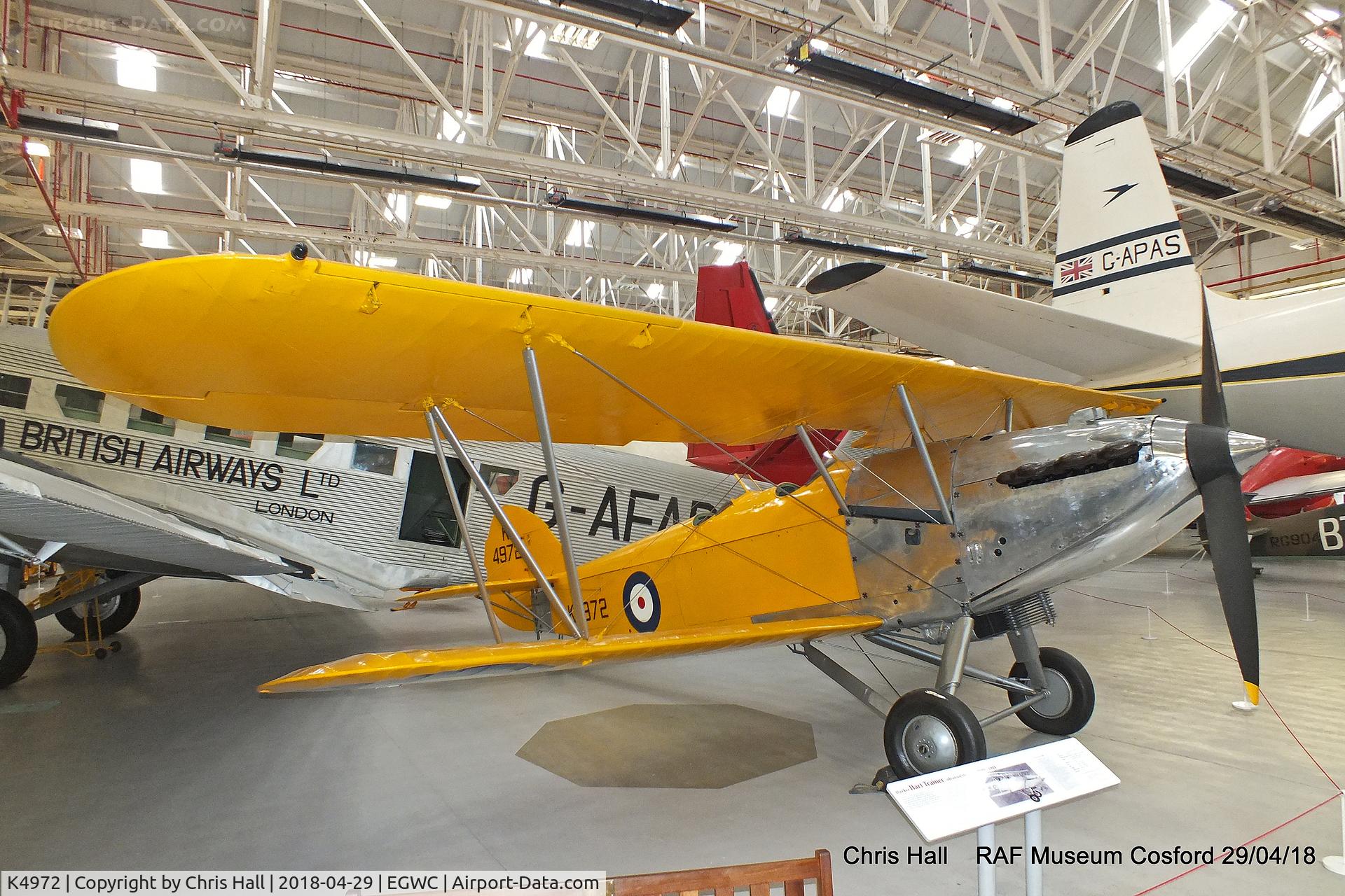 K4972, 1935 Hawker Hart Trainer II C/N 4261, RAF Museum, Cosford