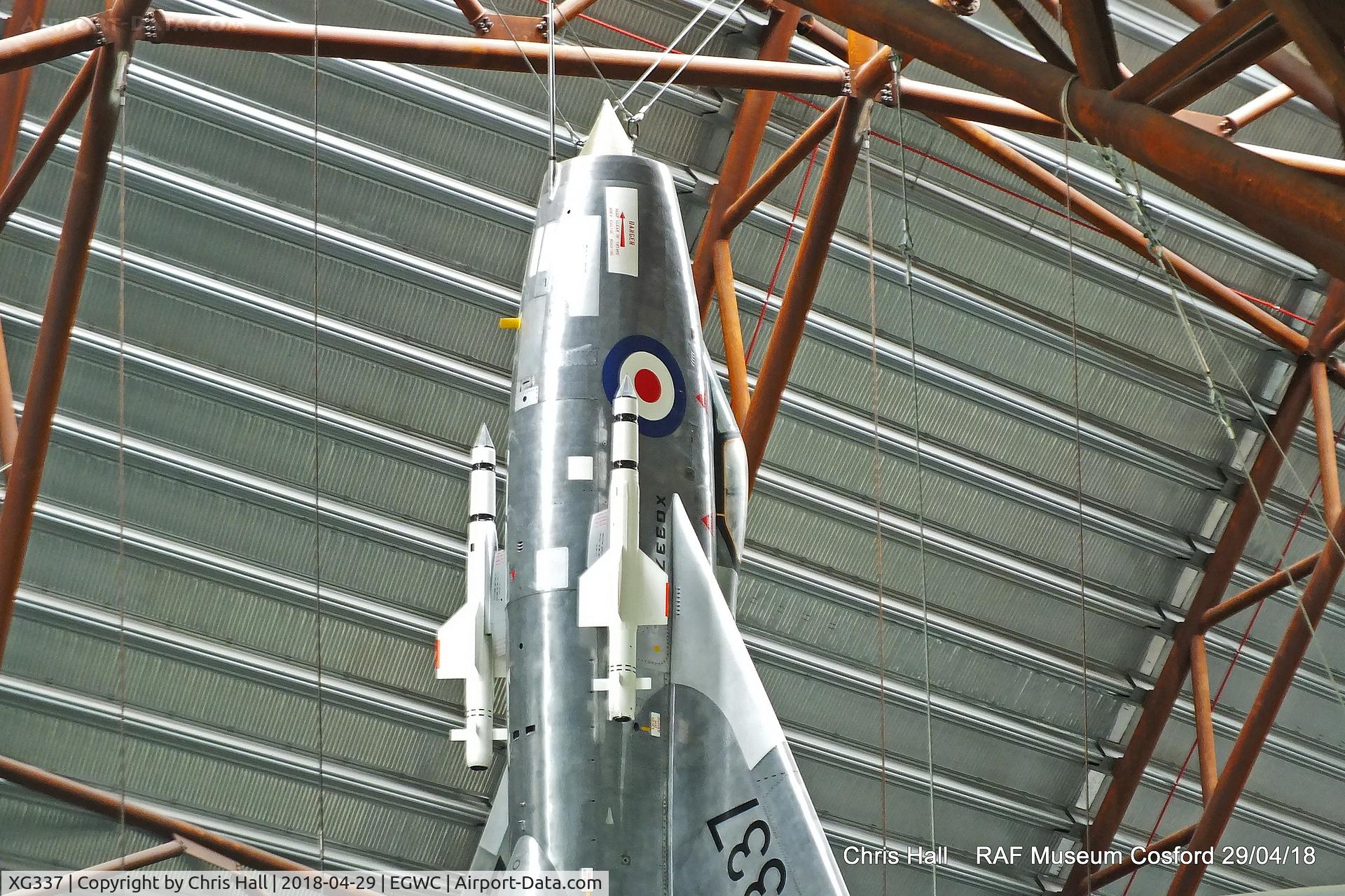 XG337, English Electric Lightning F.1 C/N 95026/1, RAF Museum, Cosford