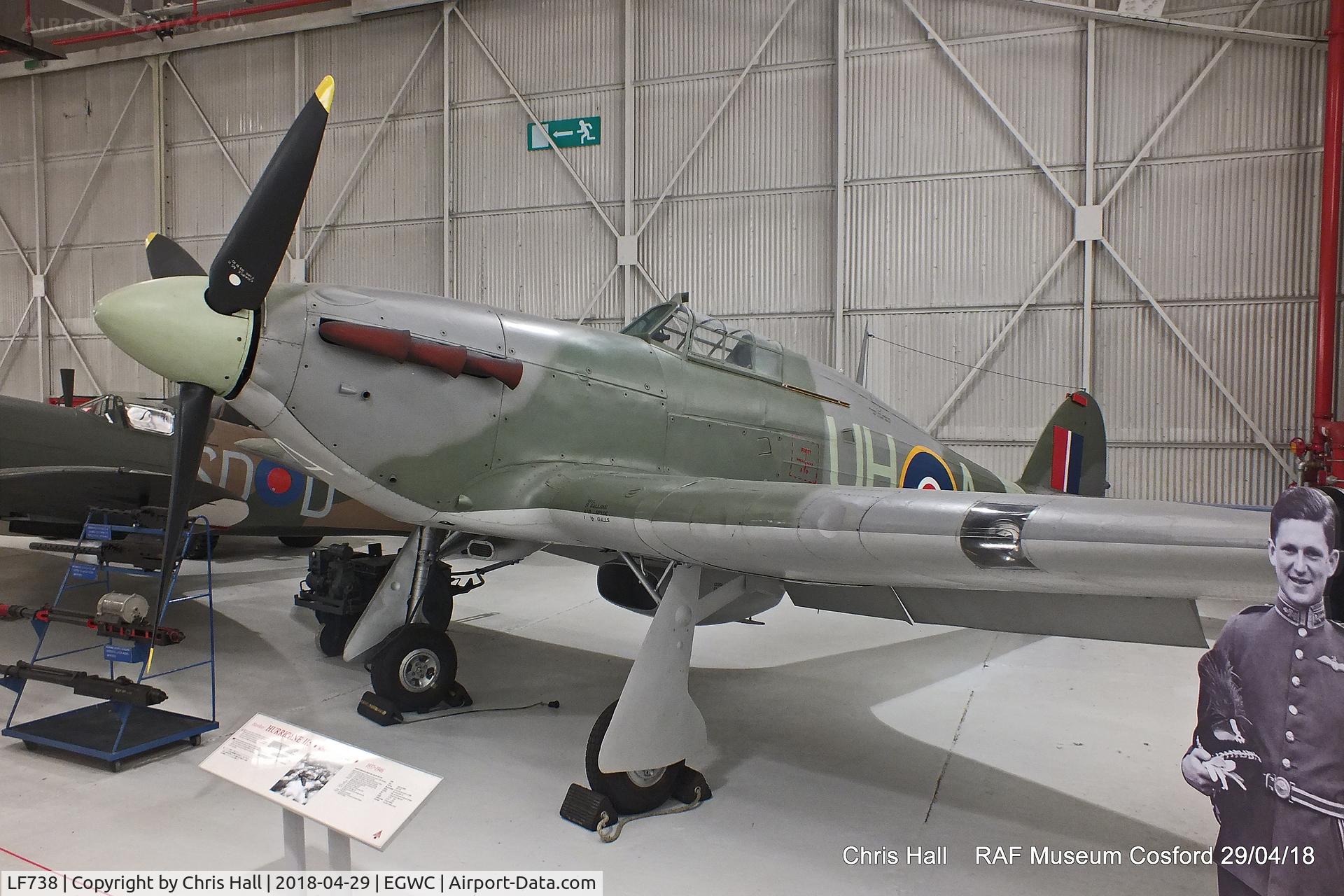 LF738, 1944 Hawker Hurricane IIC C/N Not found LF738, RAF Museum, Cosford