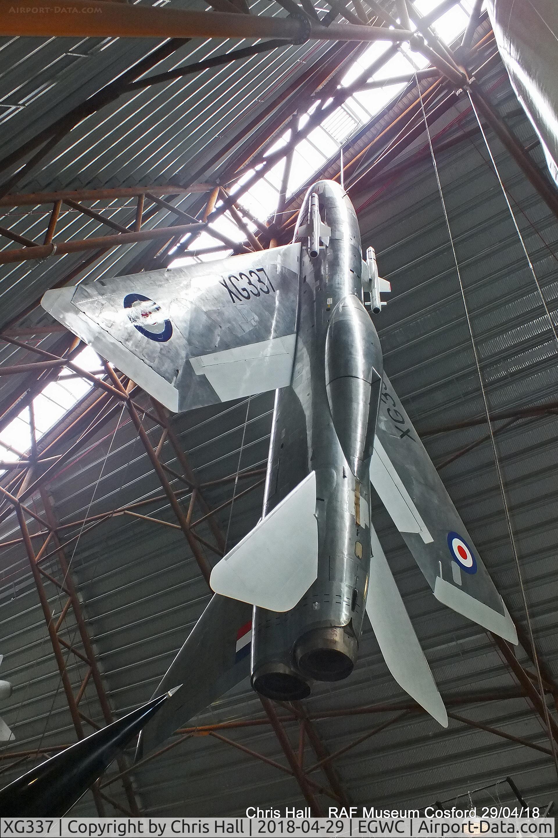 XG337, English Electric Lightning F.1 C/N 95026/1, RAF Museum, Cosford