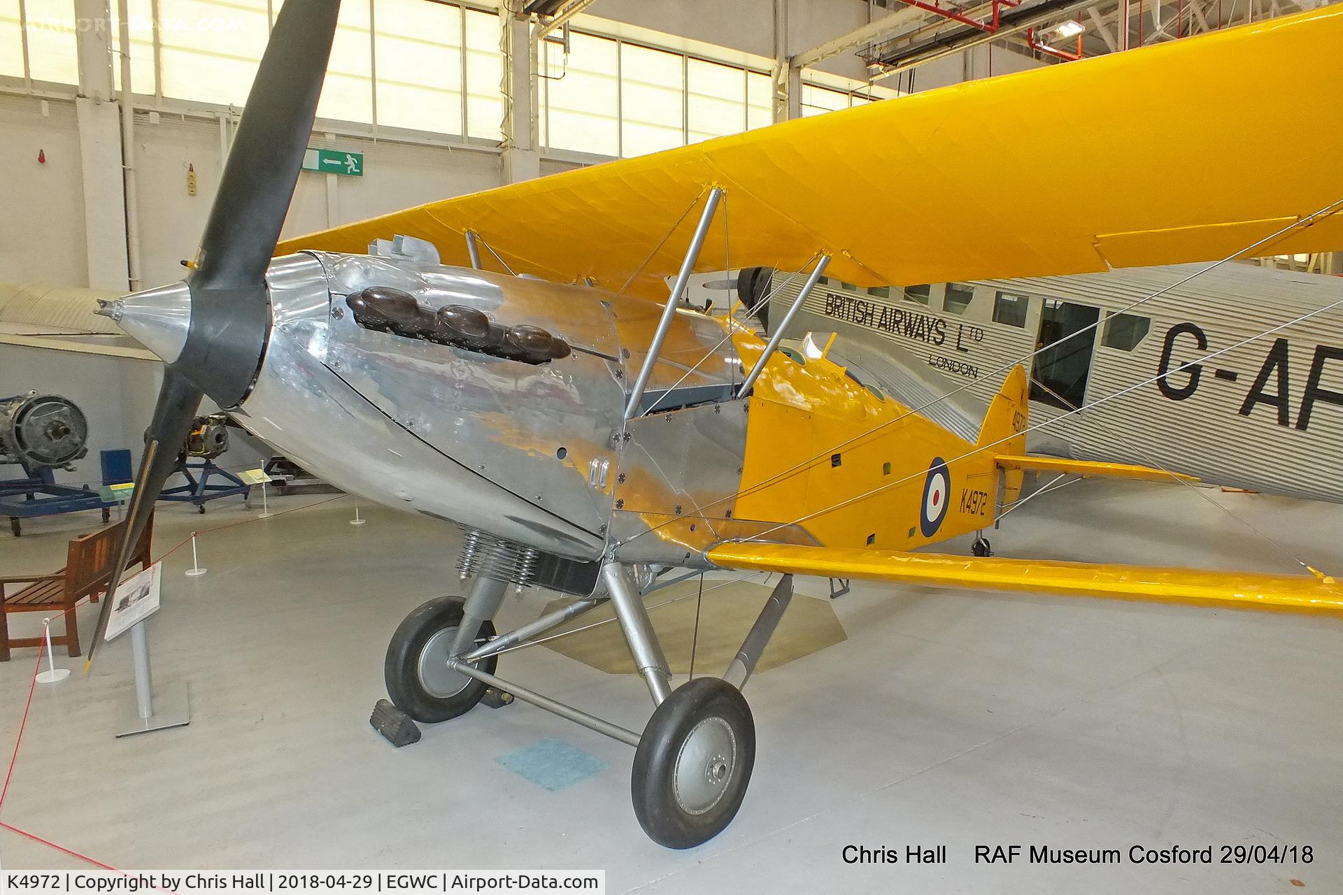 K4972, 1935 Hawker Hart Trainer II C/N 4261, RAF Museum, Cosford