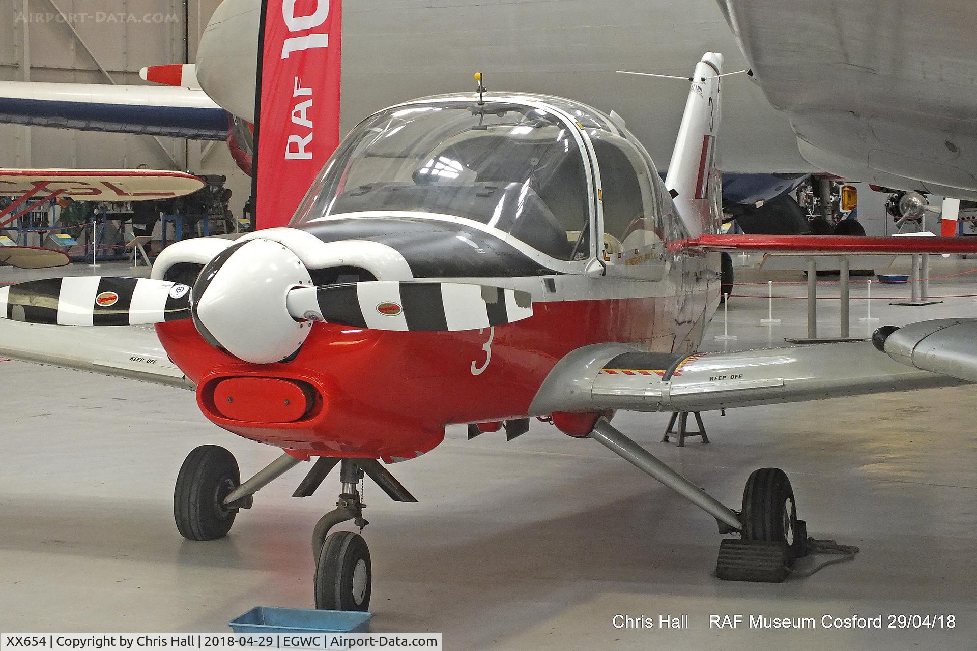 XX654, 1974 Scottish Aviation Bulldog T.1 C/N BH.120/312, RAF Museum, Cosford