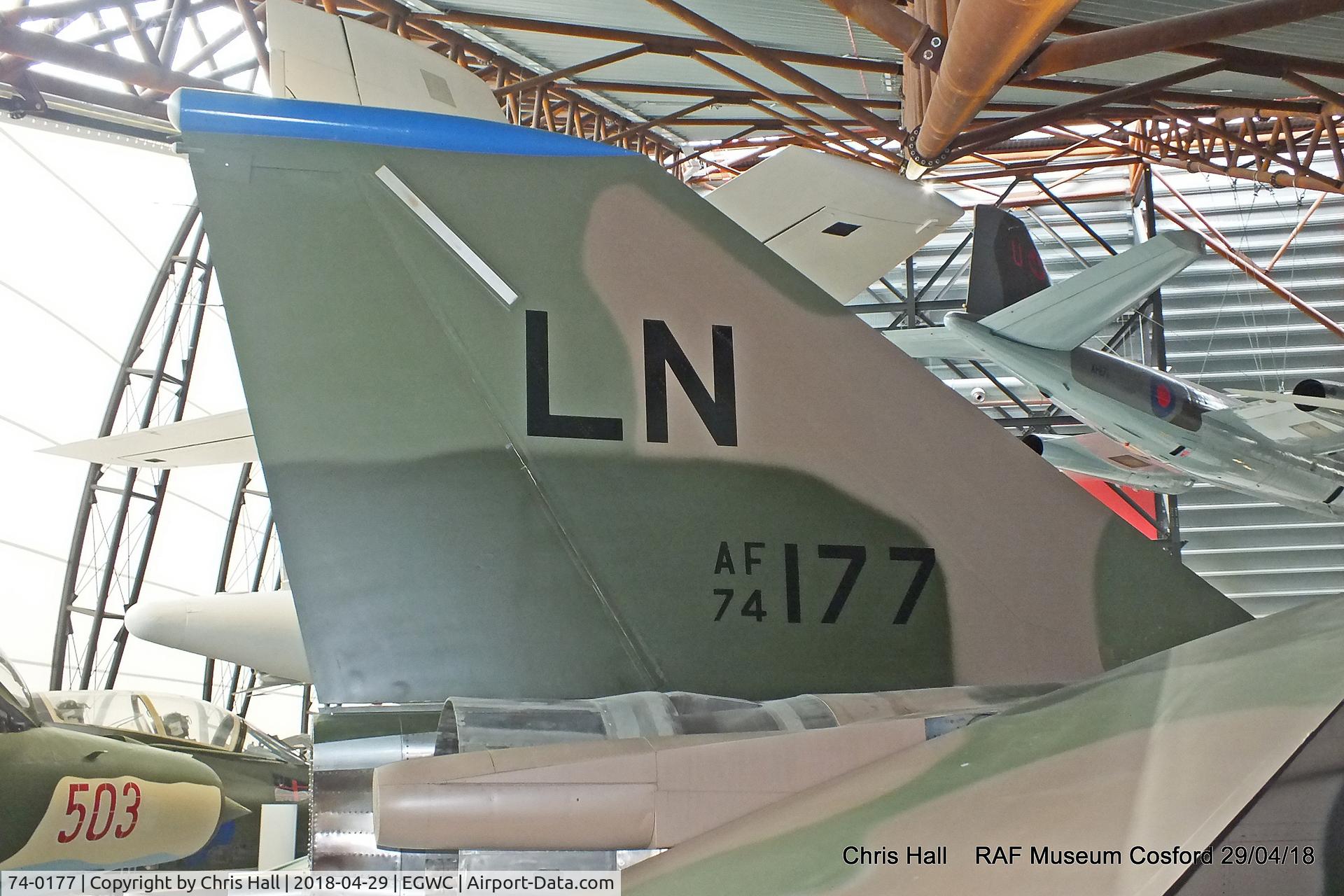 74-0177, 1974 General Dynamics F-111F Aardvark C/N E2-95, RAF Museum, Cosford