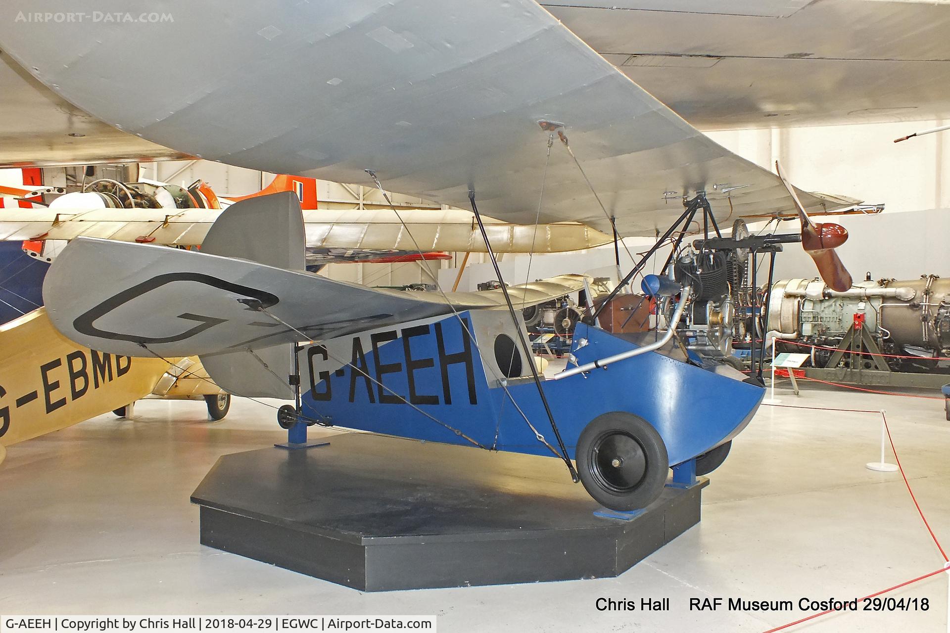 G-AEEH, 1936 Mignet HM.14 Pou-du-Ciel C/N EGD1, RAF Museum, Cosford