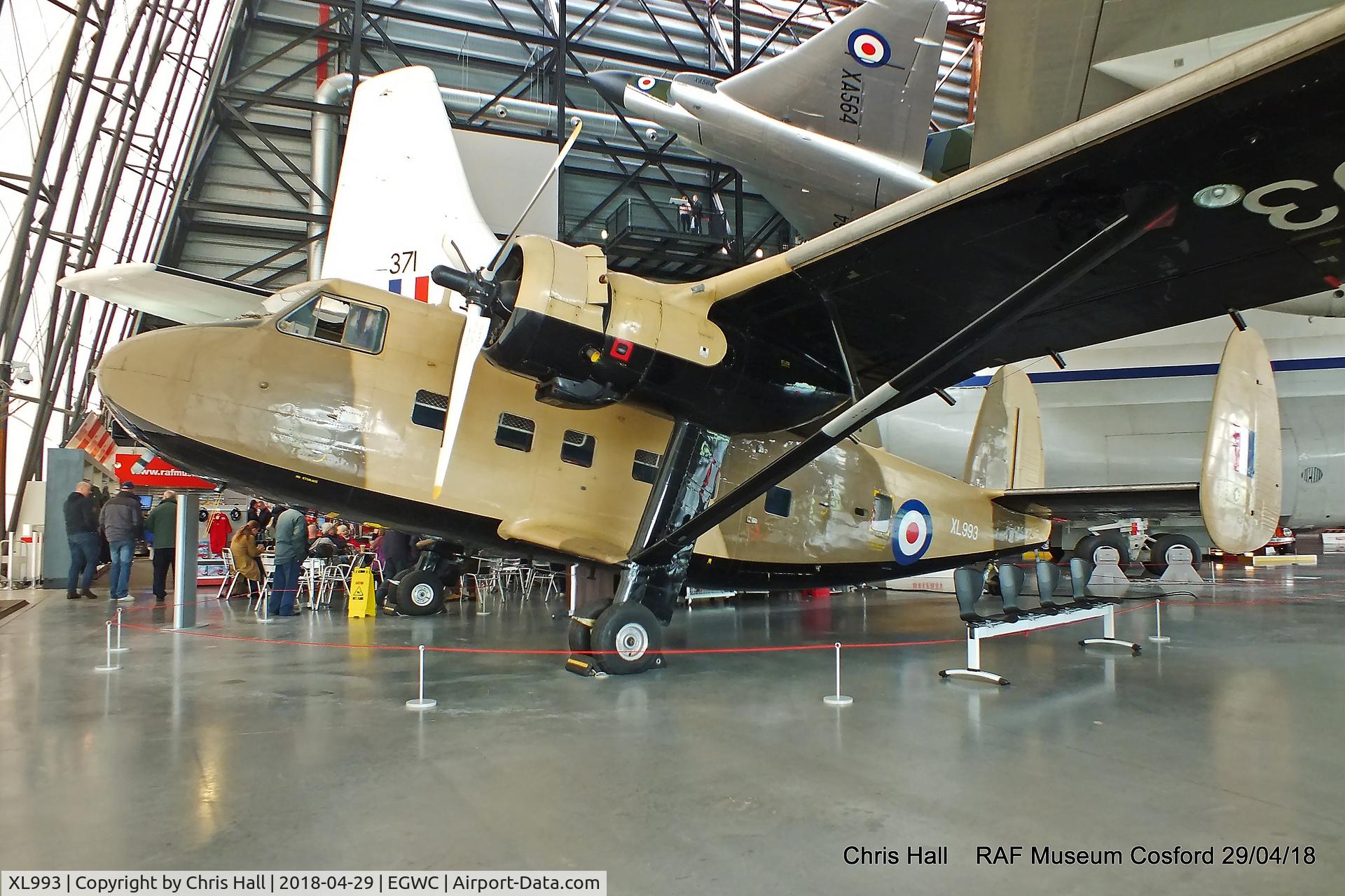 XL993, 1958 Scottish Aviation Twin Pioneer CC.1 C/N 528, RAF Museum, Cosford