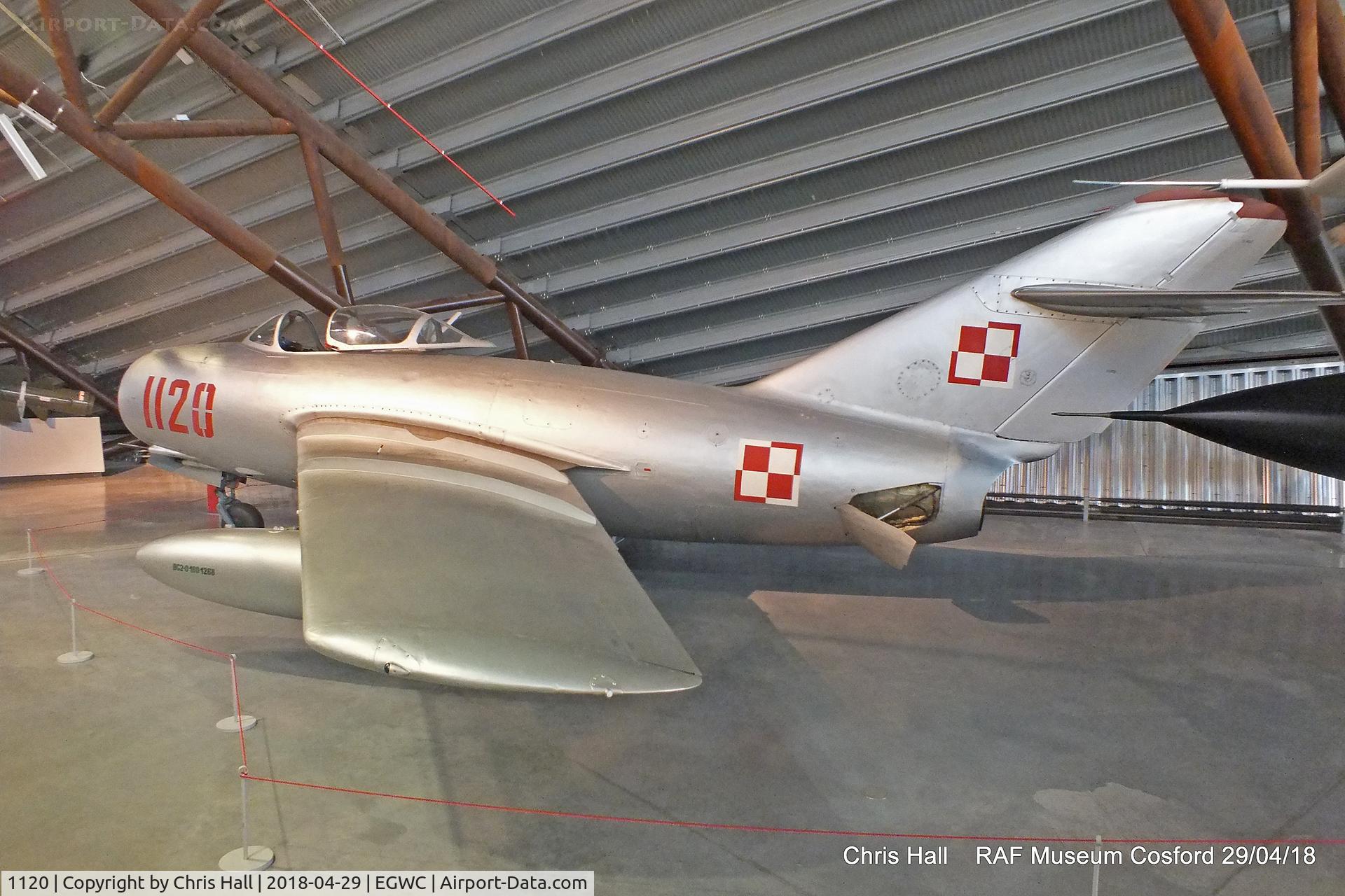1120, 1955 Mikoyan-Gurevich MiG-15bis (Lim-2) C/N 1B01120, RAF Museum, Cosford