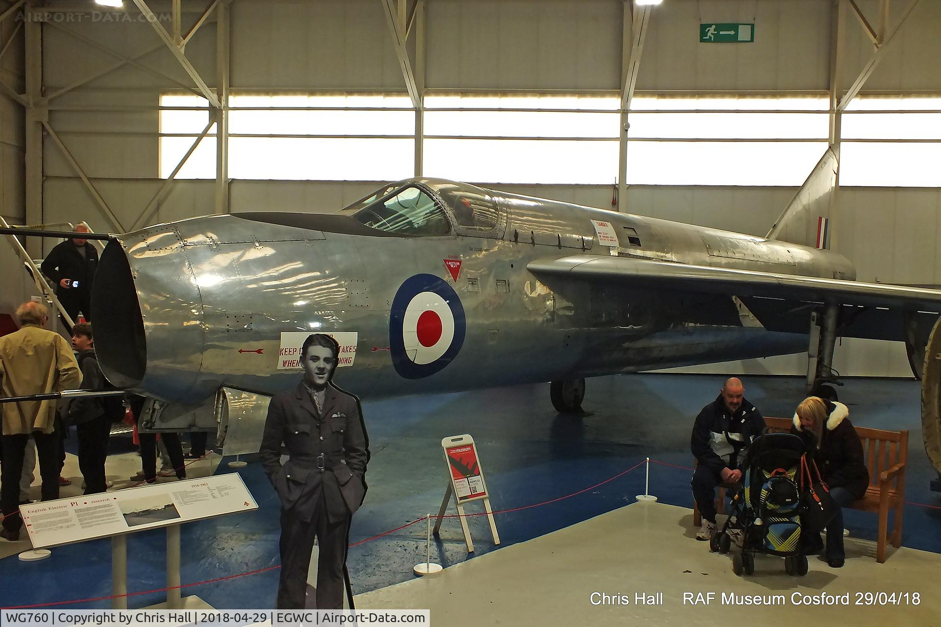 WG760, 1954 English Electric P.1A C/N 95001, RAF Museum, Cosford
