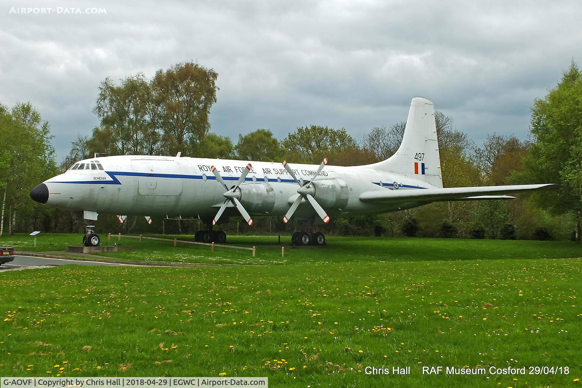 G-AOVF, 1958 Bristol 175 Britannia 312F C/N 13237, RAF Museum, Cosford
