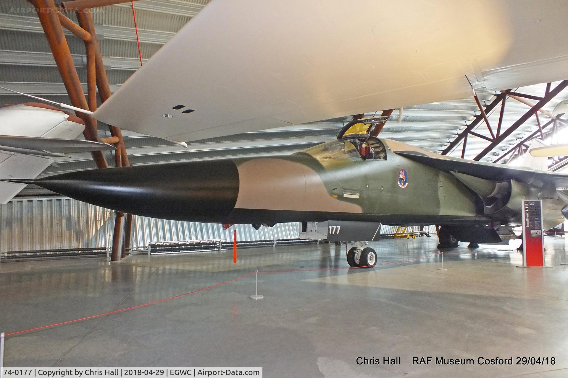 74-0177, 1974 General Dynamics F-111F Aardvark C/N E2-95, RAF Museum, Cosford