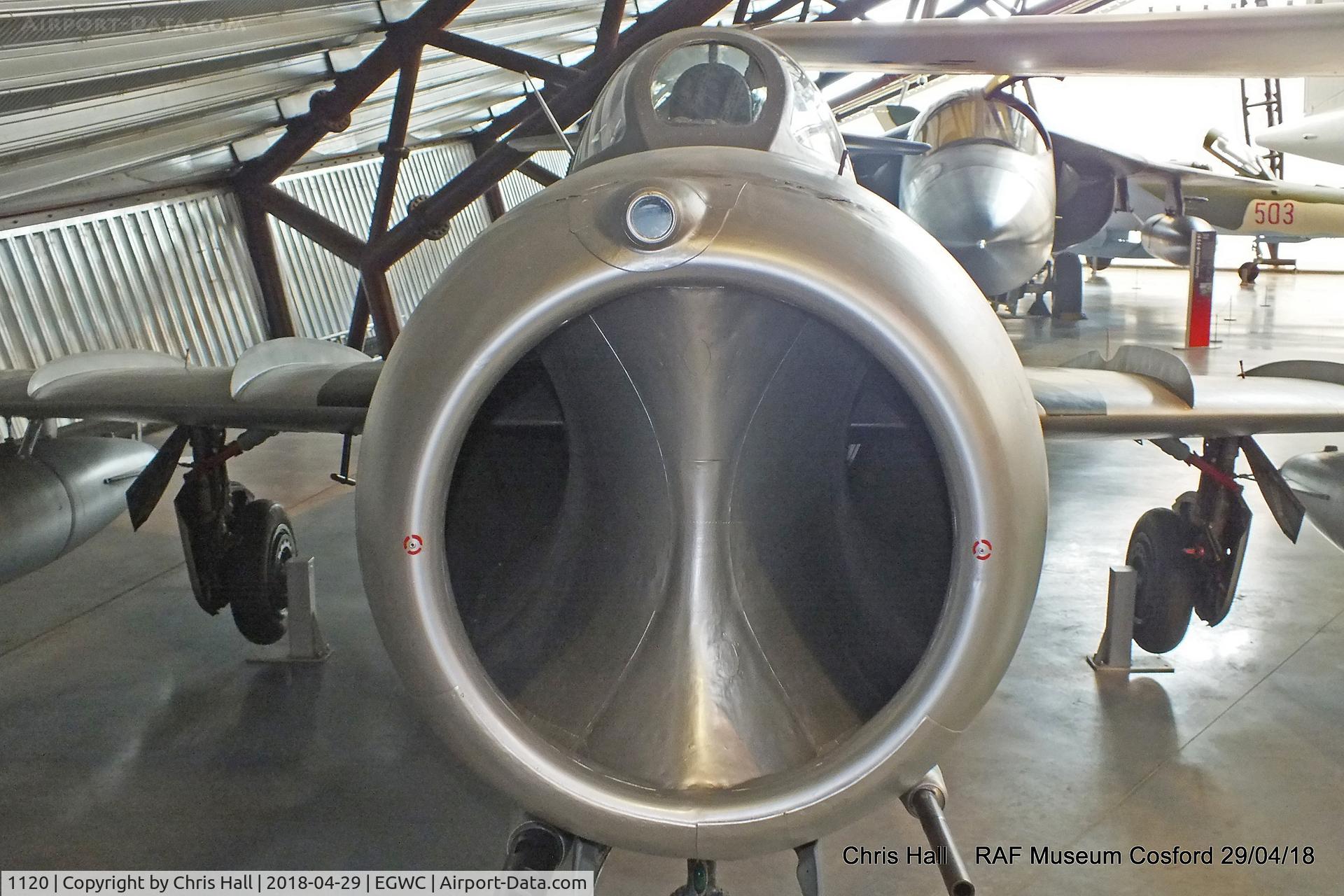 1120, 1955 Mikoyan-Gurevich MiG-15bis (Lim-2) C/N 1B01120, RAF Museum, Cosford