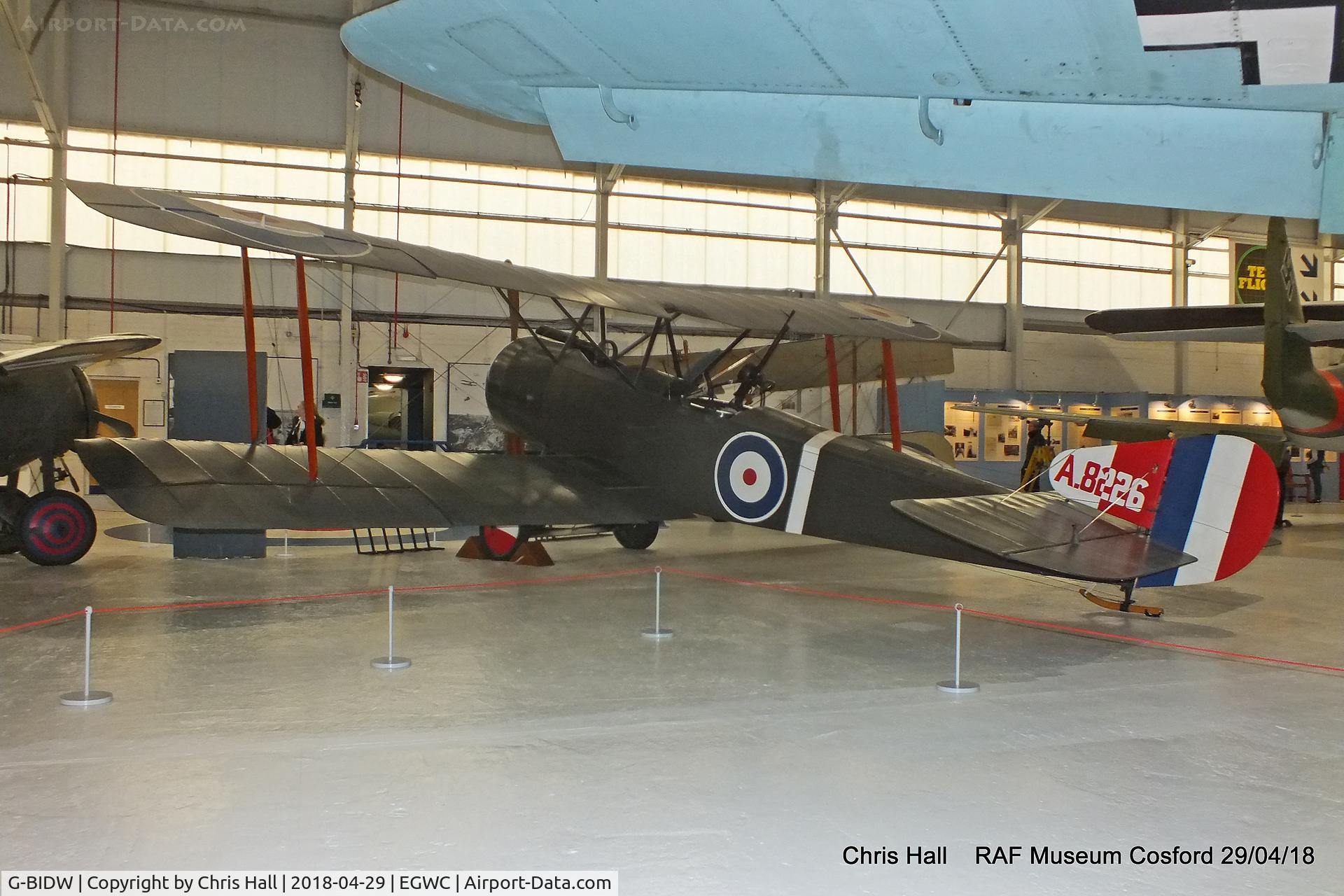G-BIDW, Sopwith 1½ Strutter Replica C/N WA-5, RAF Museum, Cosford