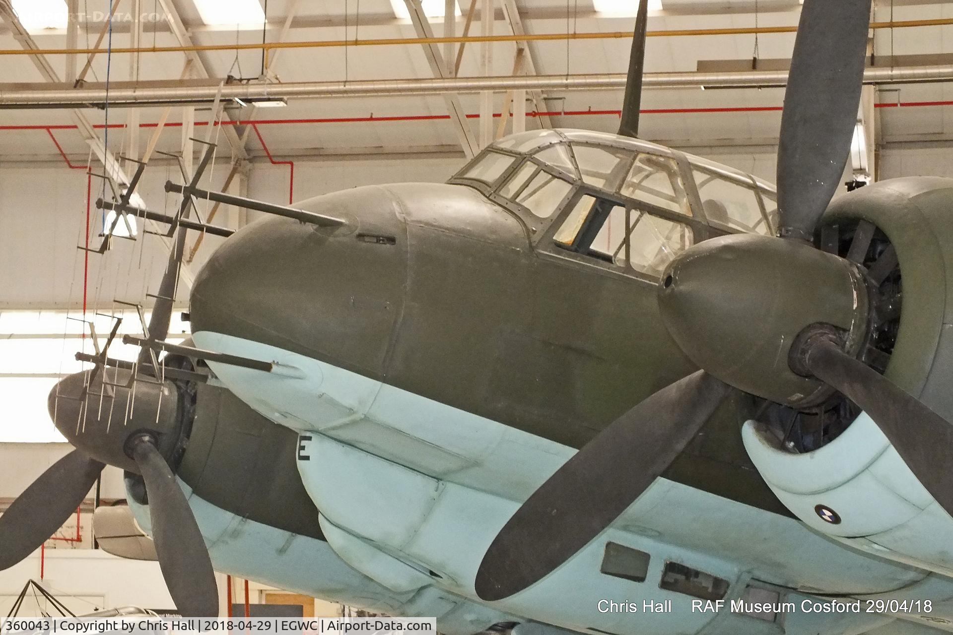 360043, Junkers Ju-88R-1 C/N 360043, RAF Museum, Cosford