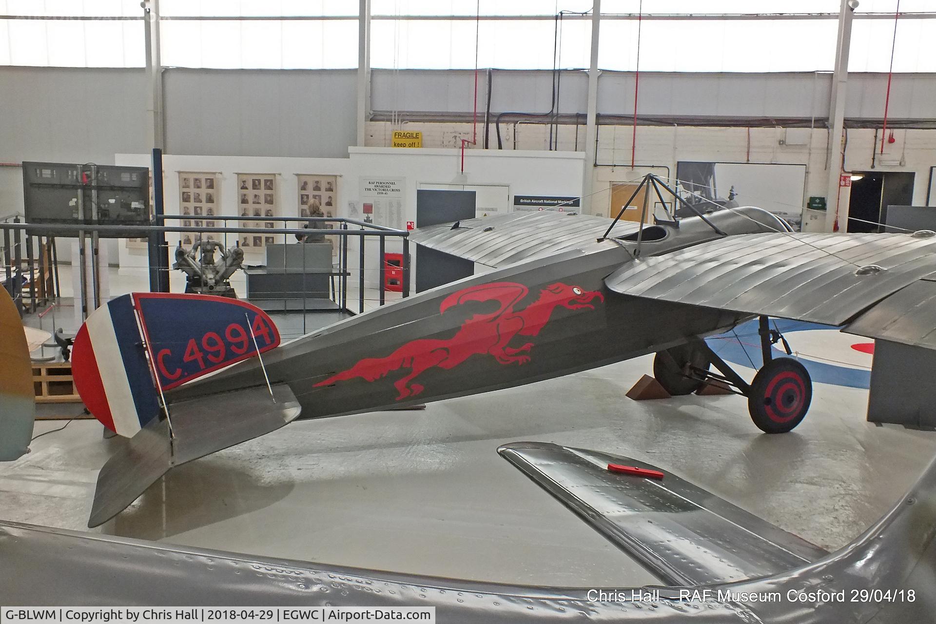 G-BLWM, 1987 Bristol M-1C Replica C/N PFA 112-10892, RAF Museum, Cosford