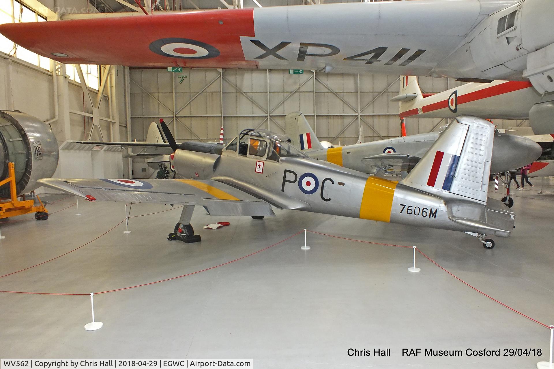 WV562, Percival P-56 Provost T.1 C/N PAC/56/108, RAF Museum, Cosford