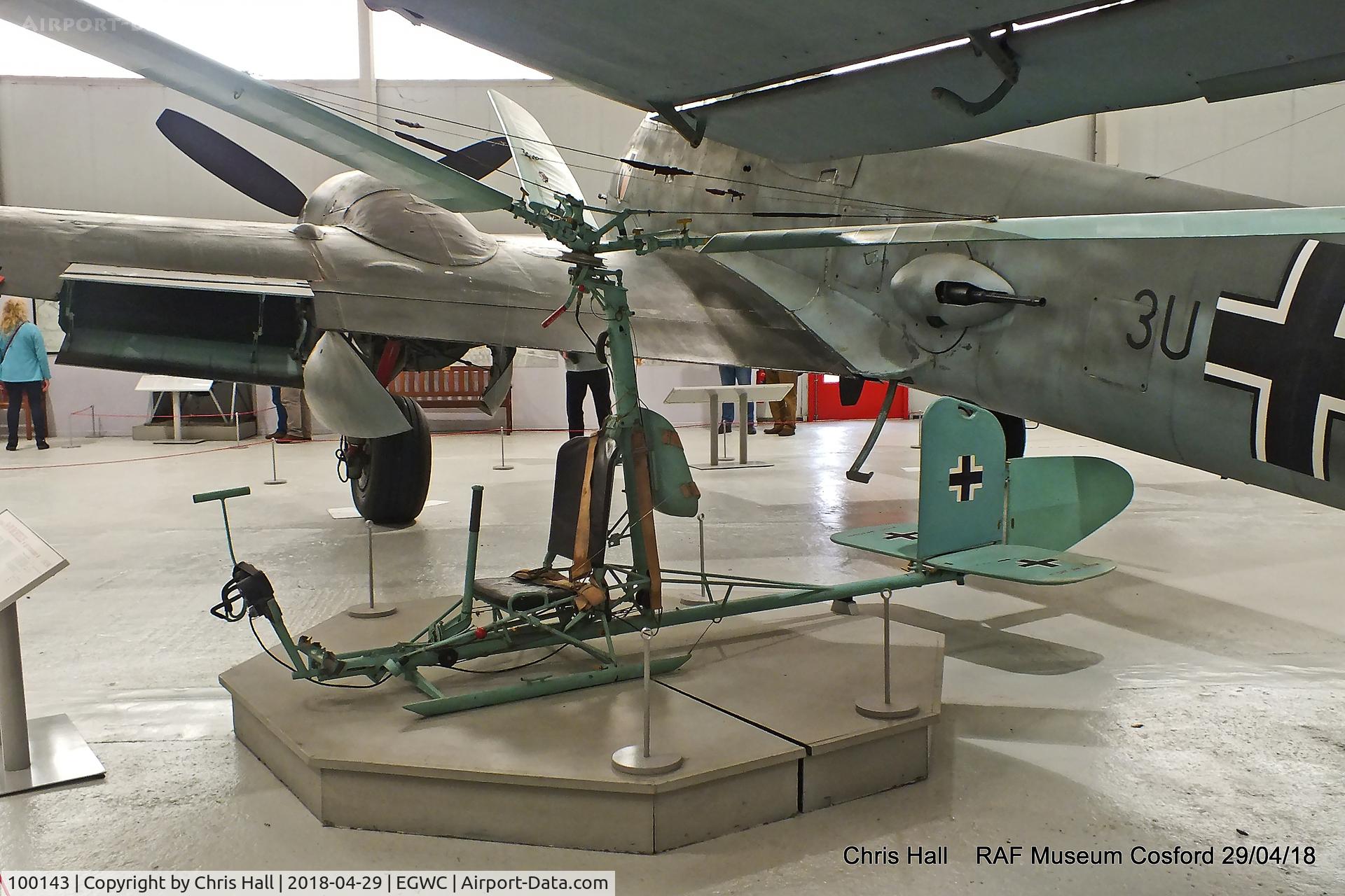 100143, Focke-Achgelis Fa-330A-1 Bachstelze C/N 100143, RAF Museum, Cosford