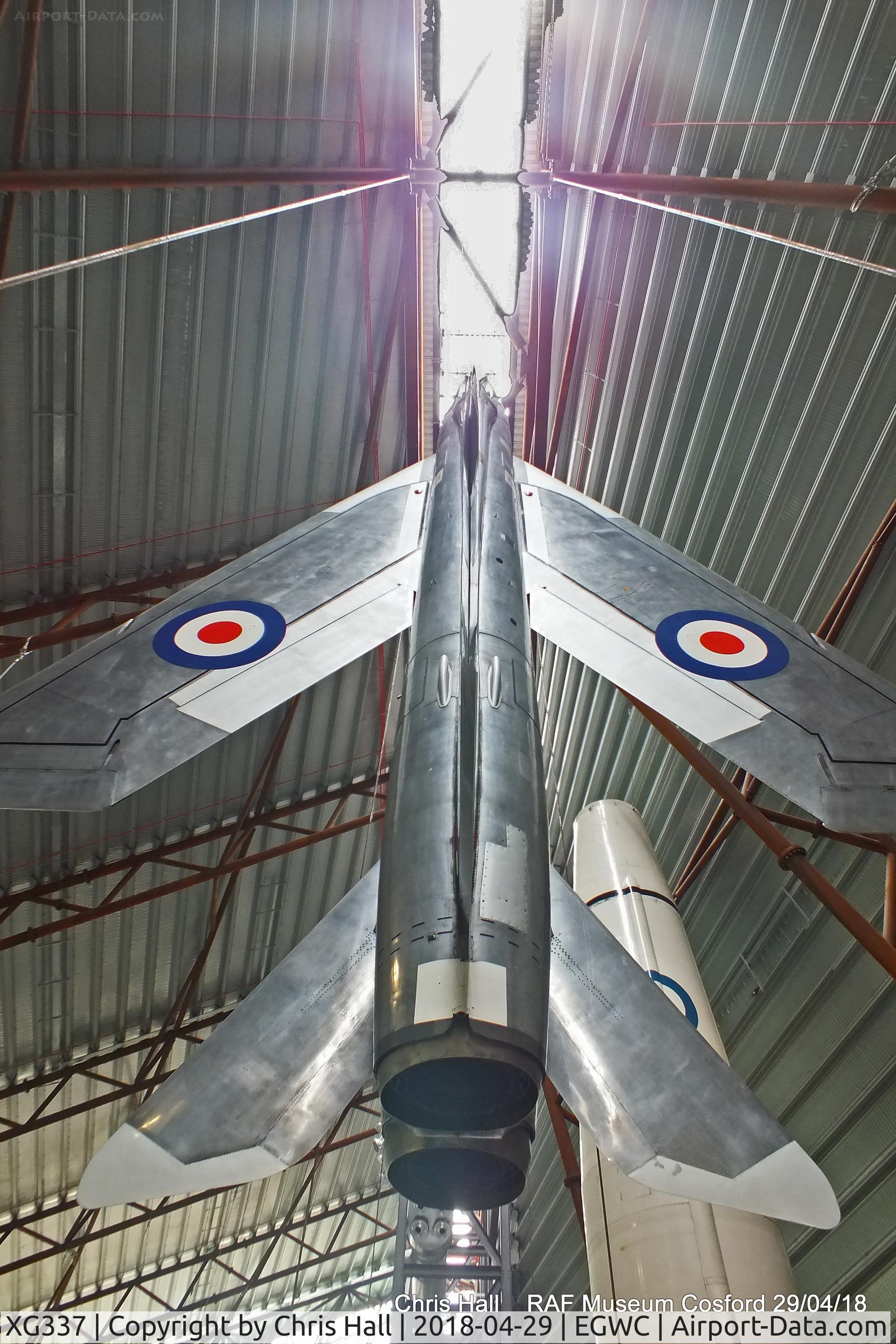 XG337, English Electric Lightning F.1 C/N 95026/1, RAF Museum, Cosford