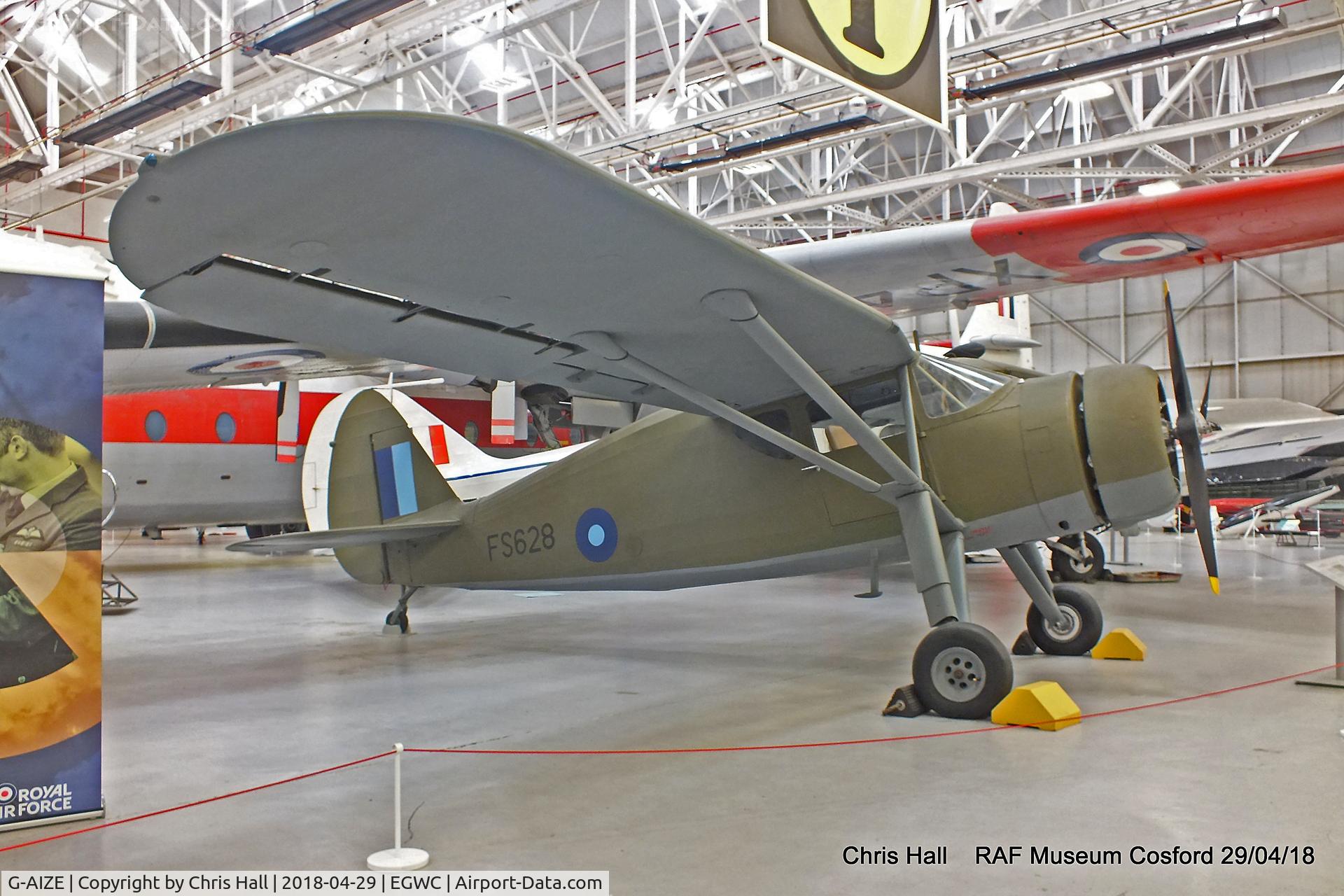 G-AIZE, Fairchild UC-61A Argus II (24W-41A) C/N 565, RAF Museum, Cosford