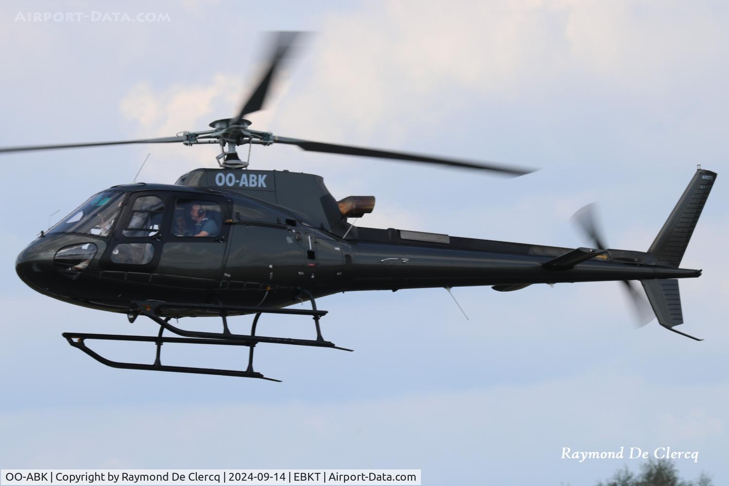 OO-ABK, 2021 Airbus Helicopters AS-350B-3e Ecureuil C/N 9112, At Kortrijk-Wevelgem Airport.
