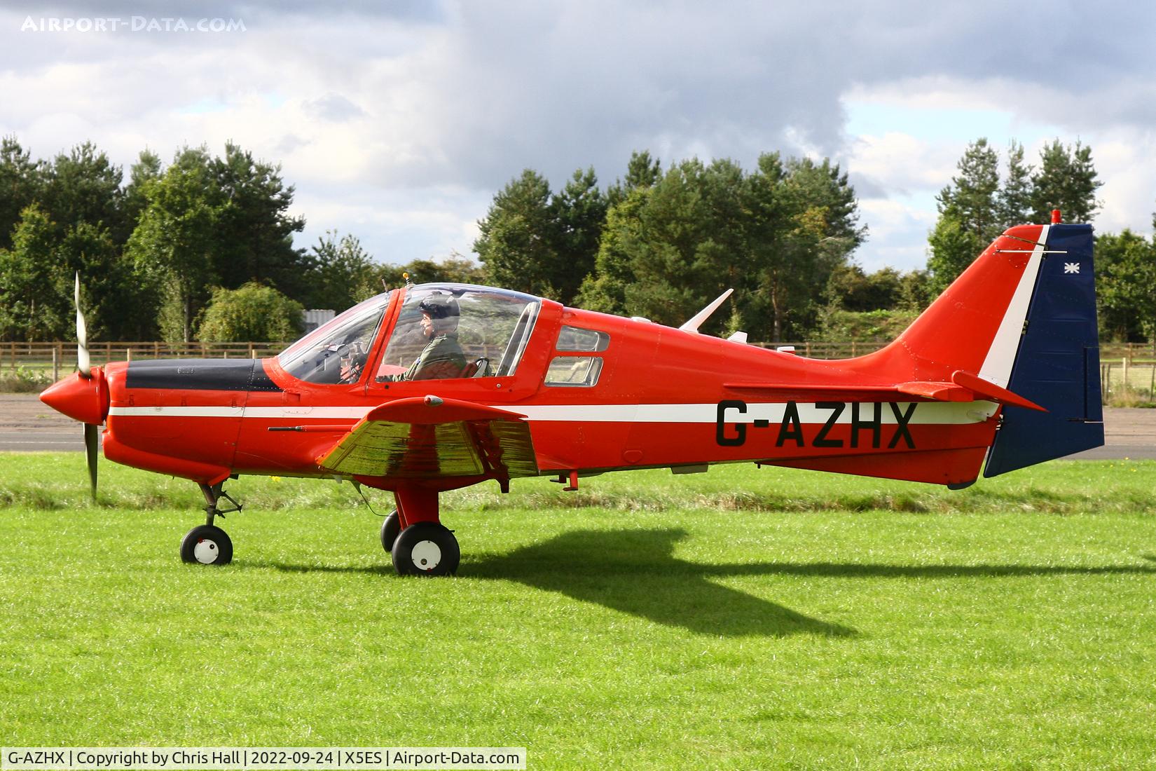 G-AZHX, 1971 Scottish Aviation Bulldog Series 100 Model 101 C/N BH100/126, Eshott