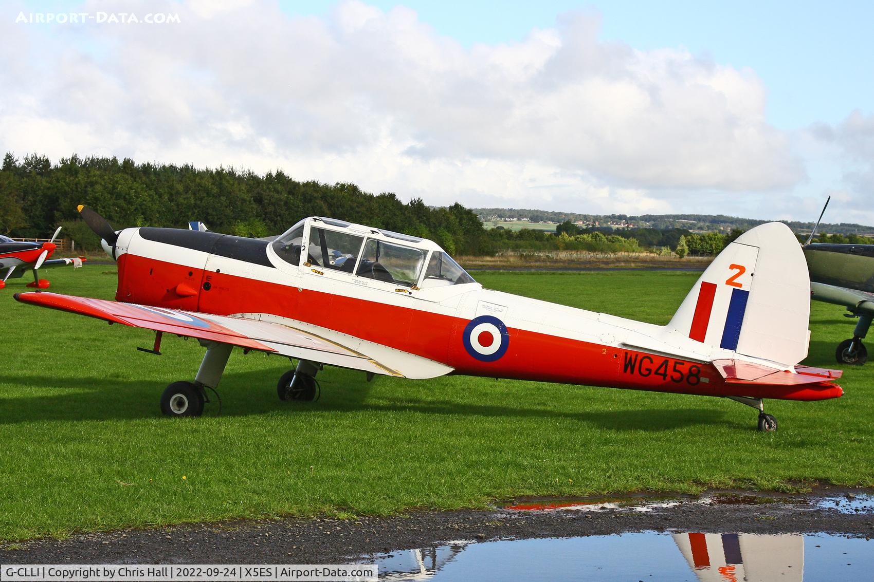 G-CLLI, 1951 De Havilland DHC-1 Chipmunk T.10 C/N C1/0508, Eshott