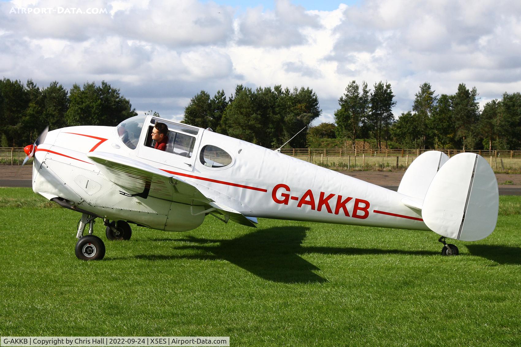 G-AKKB, 1947 Miles M-65 Gemini 1A C/N 6537, Eshott