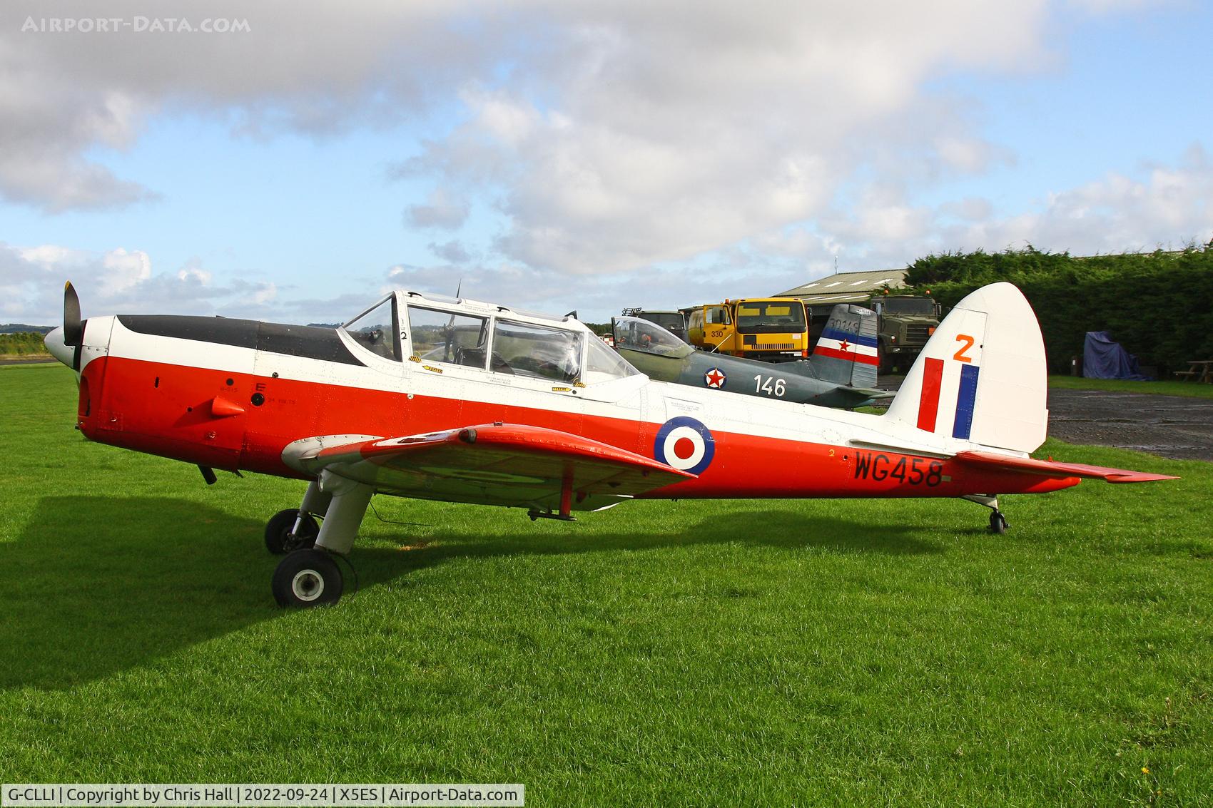 G-CLLI, 1951 De Havilland DHC-1 Chipmunk T.10 C/N C1/0508, Eshott