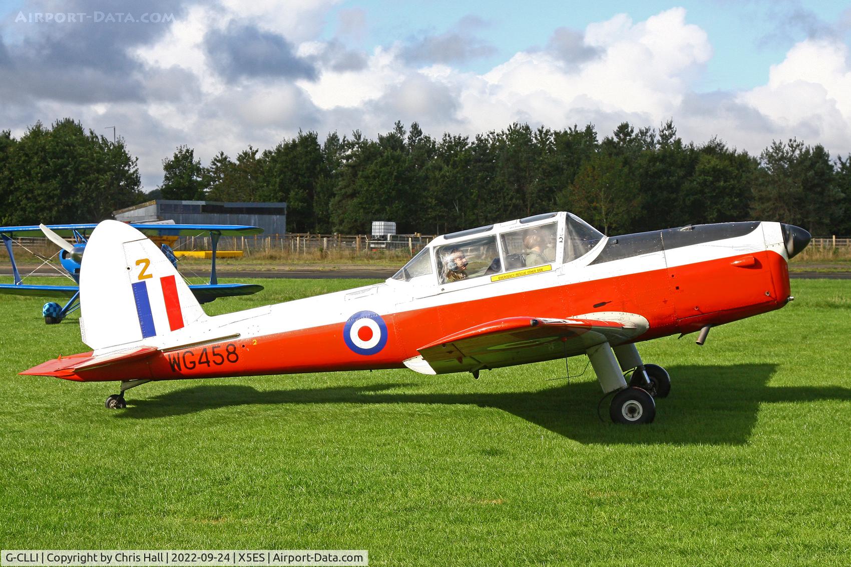 G-CLLI, 1951 De Havilland DHC-1 Chipmunk T.10 C/N C1/0508, Eshott