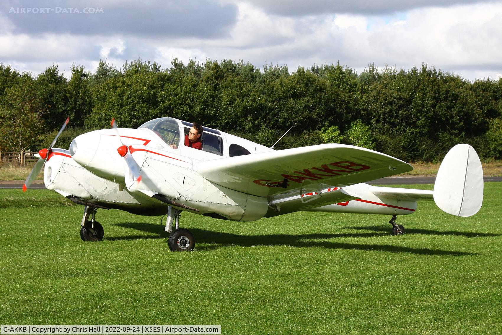 G-AKKB, 1947 Miles M-65 Gemini 1A C/N 6537, Eshott