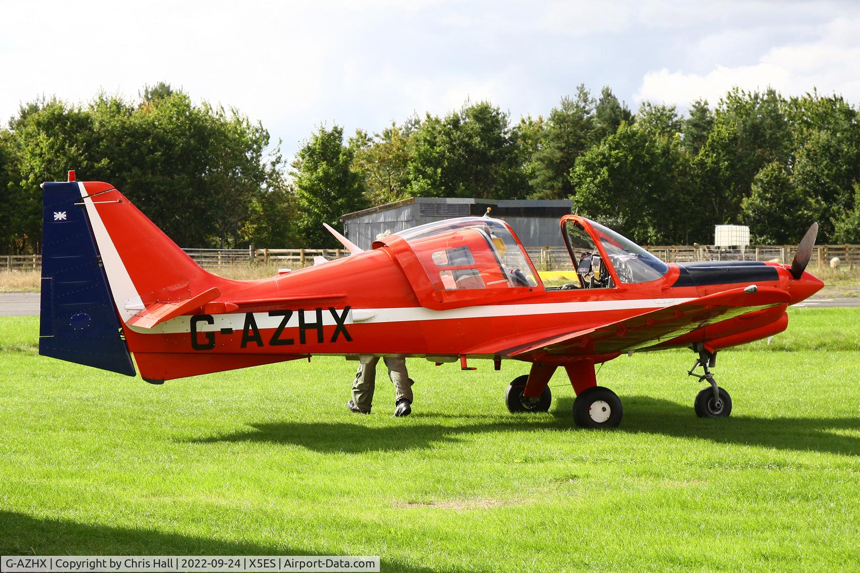 G-AZHX, 1971 Scottish Aviation Bulldog Series 100 Model 101 C/N BH100/126, Eshott