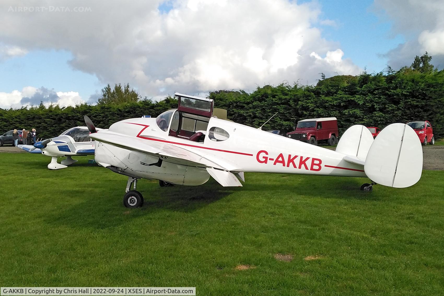 G-AKKB, 1947 Miles M-65 Gemini 1A C/N 6537, Eshott