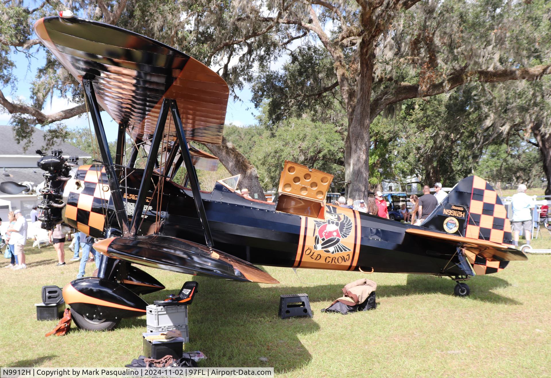 N9912H, 1943 Boeing N2S-3 Kaydet (B75N1) C/N 75-7213, Stearman