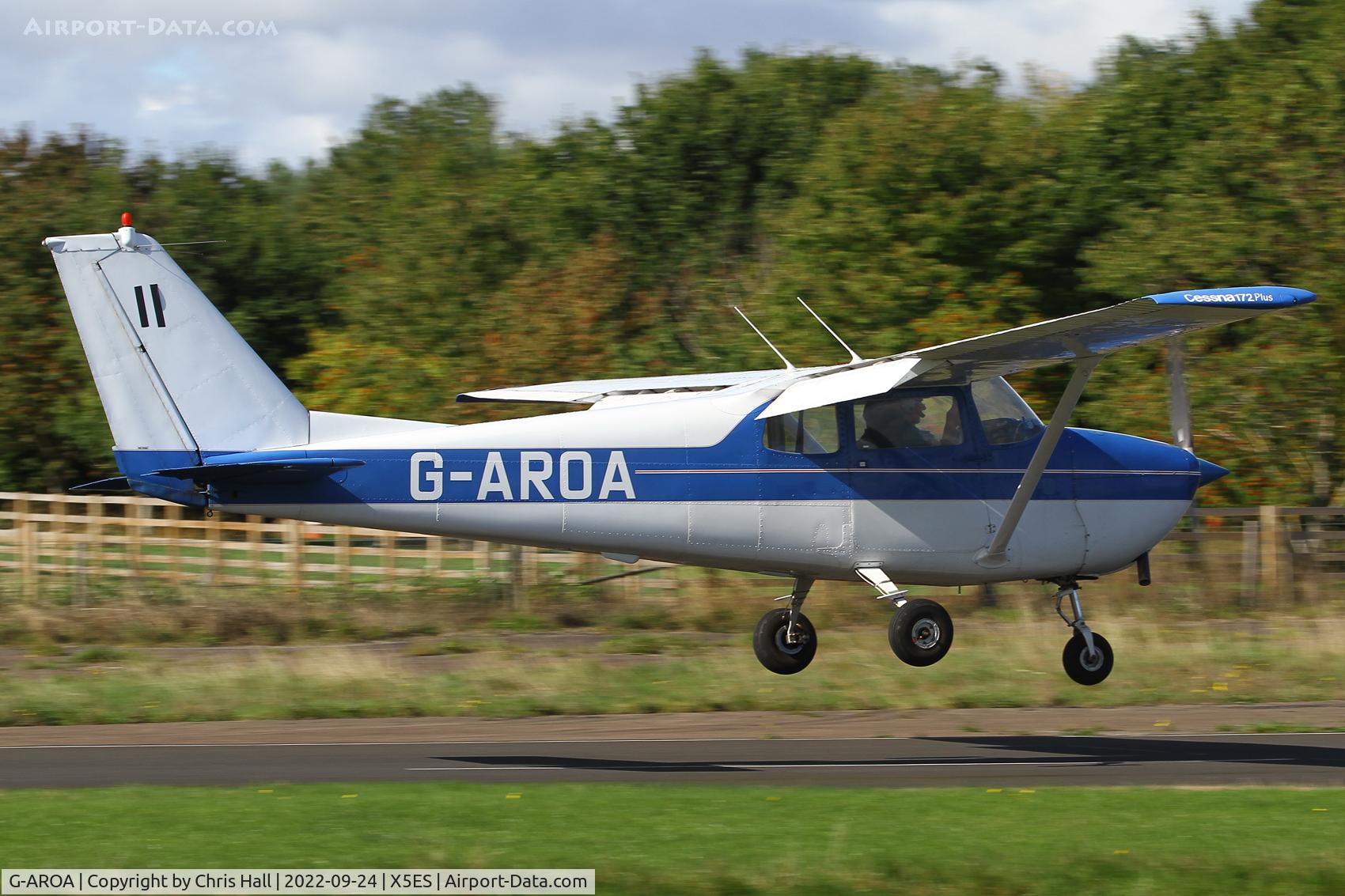 G-AROA, 1961 Cessna 172B C/N 17248628, RRRA Air Race weekend