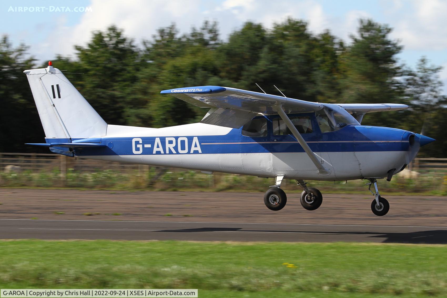 G-AROA, 1961 Cessna 172B C/N 17248628, RRRA Air Race weekend