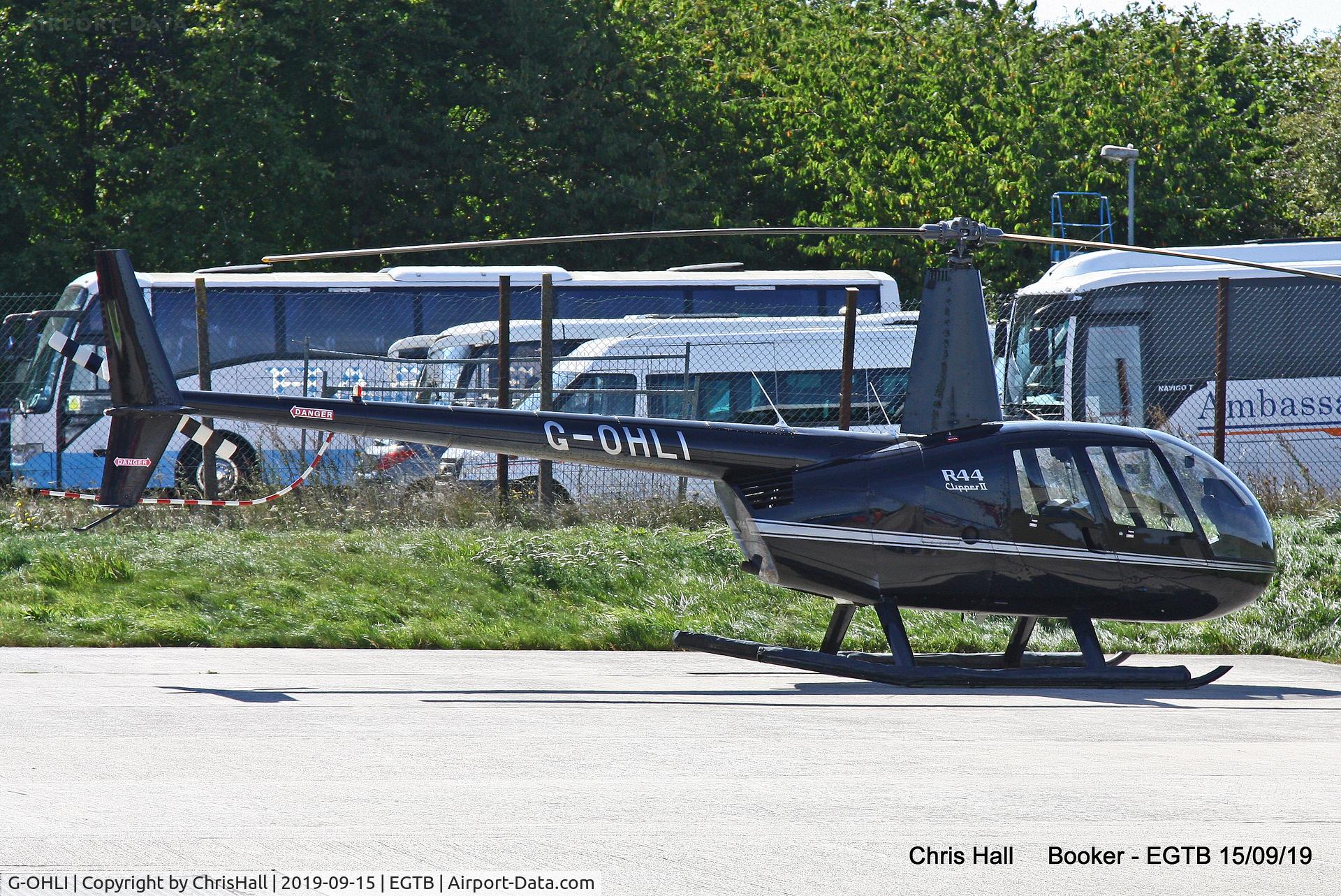 G-OHLI, 2005 Robinson R44 Clipper II C/N 10832, Wycombe Air Park (Booker)