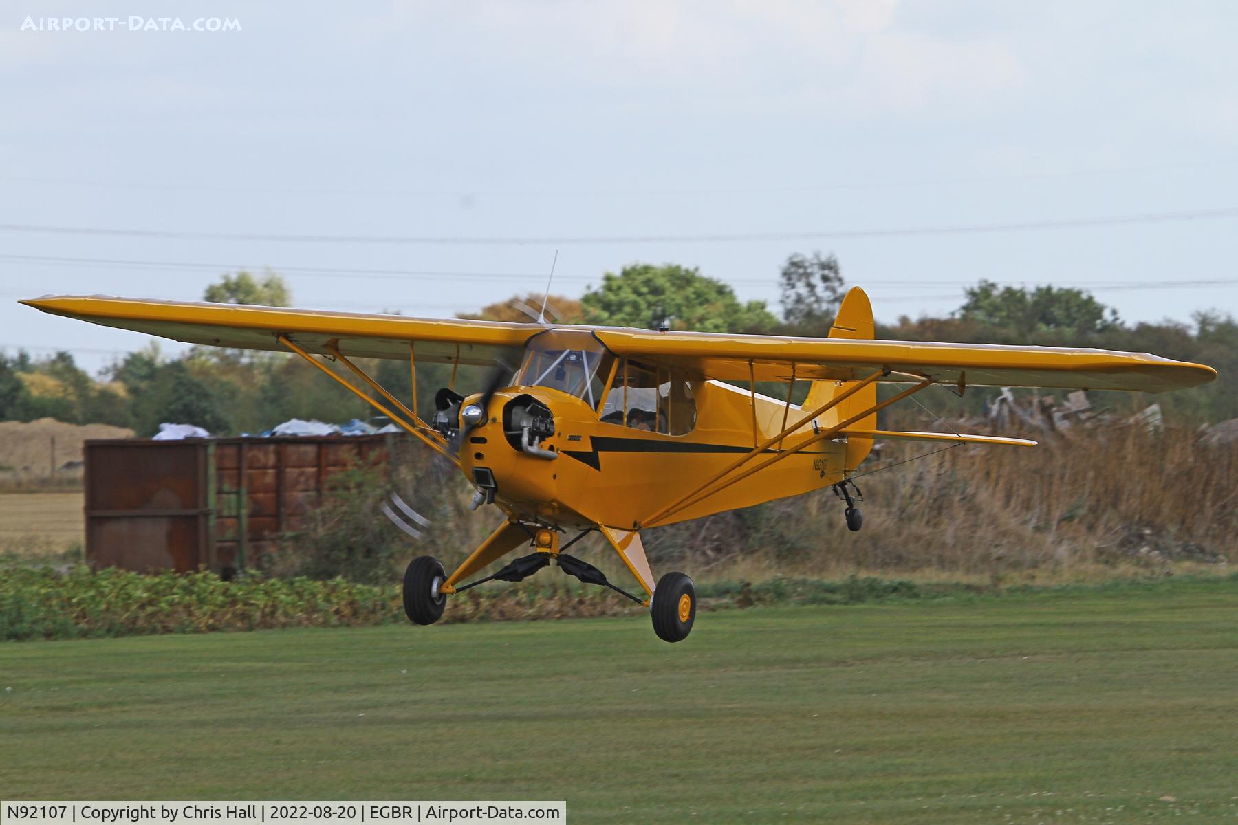 N92107, 1946 Piper J3C-65 Cub C/N 16544, Breighton
