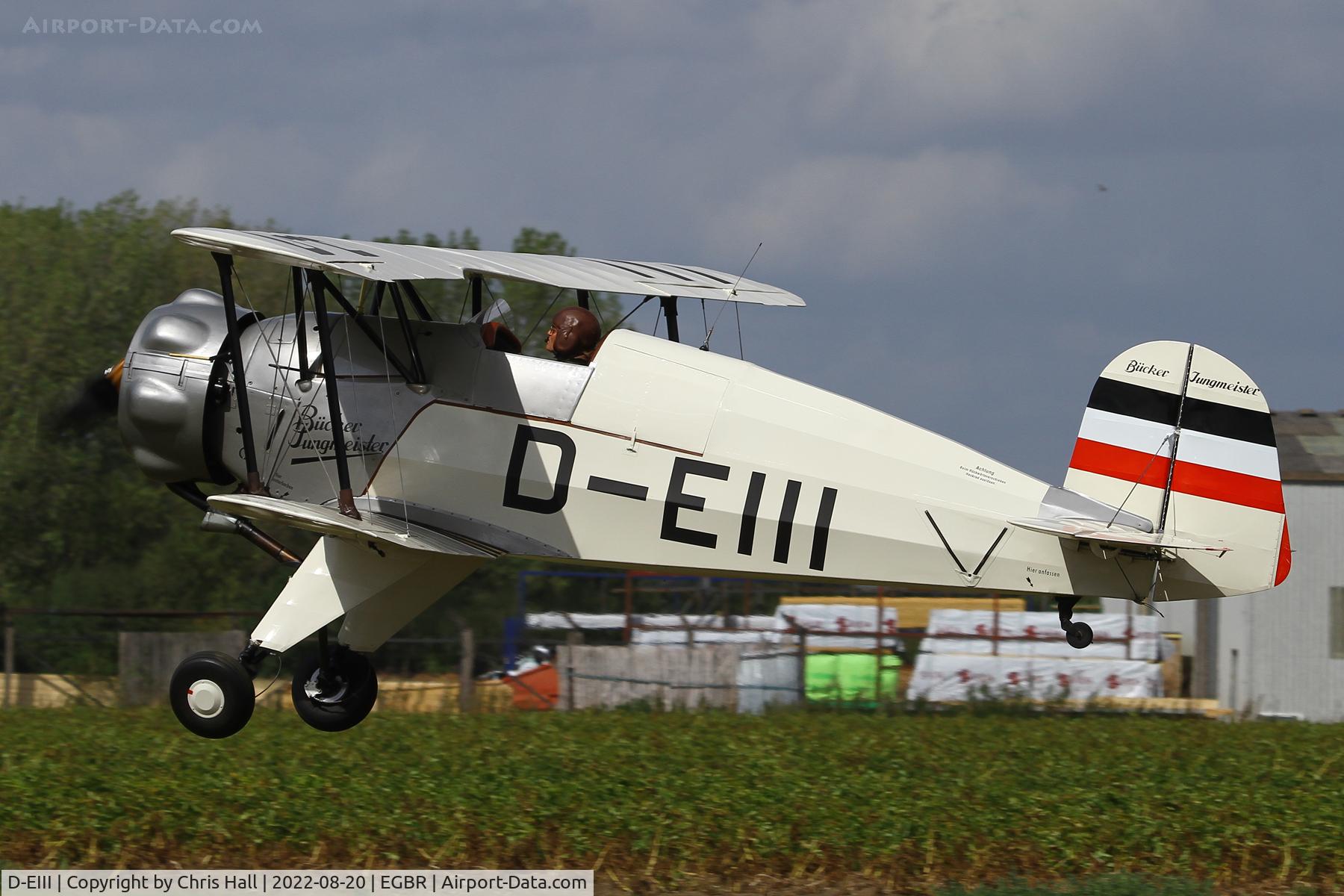 D-EIII, 1937 Bucker Bu-133C Jungmeister C/N 51, Breighton