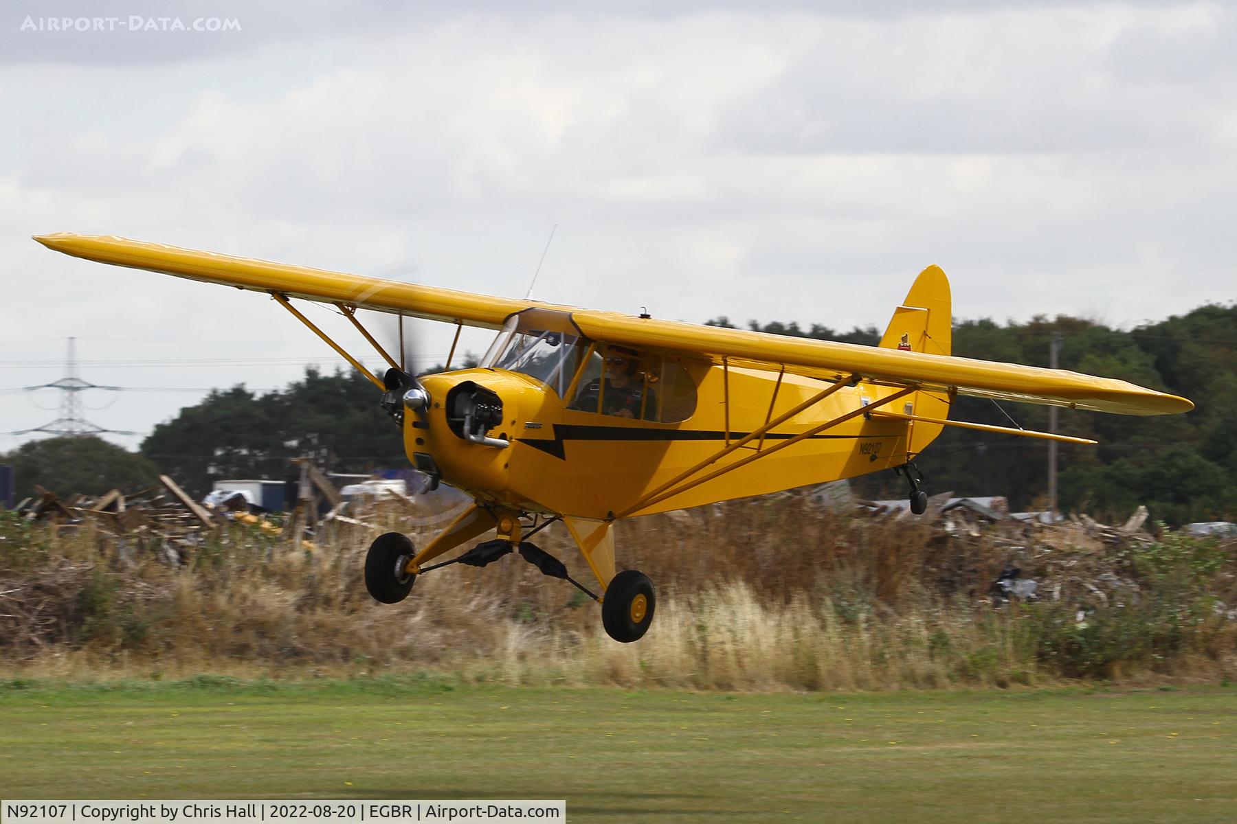 N92107, 1946 Piper J3C-65 Cub C/N 16544, Breighton
