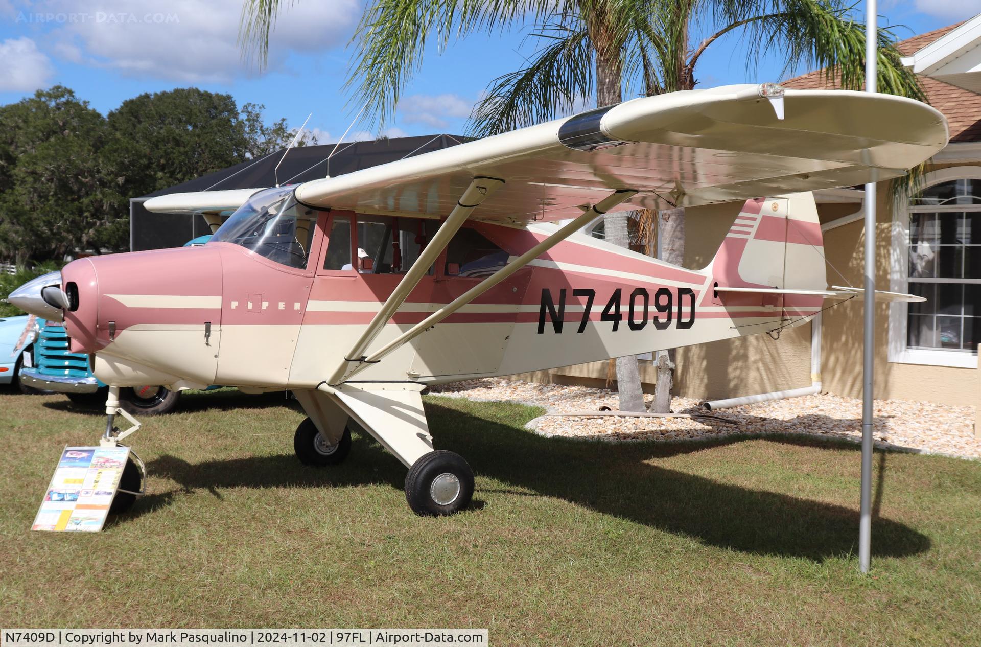 N7409D, 1957 Piper PA-22-150 C/N 22-5170, Piper PA-22-150