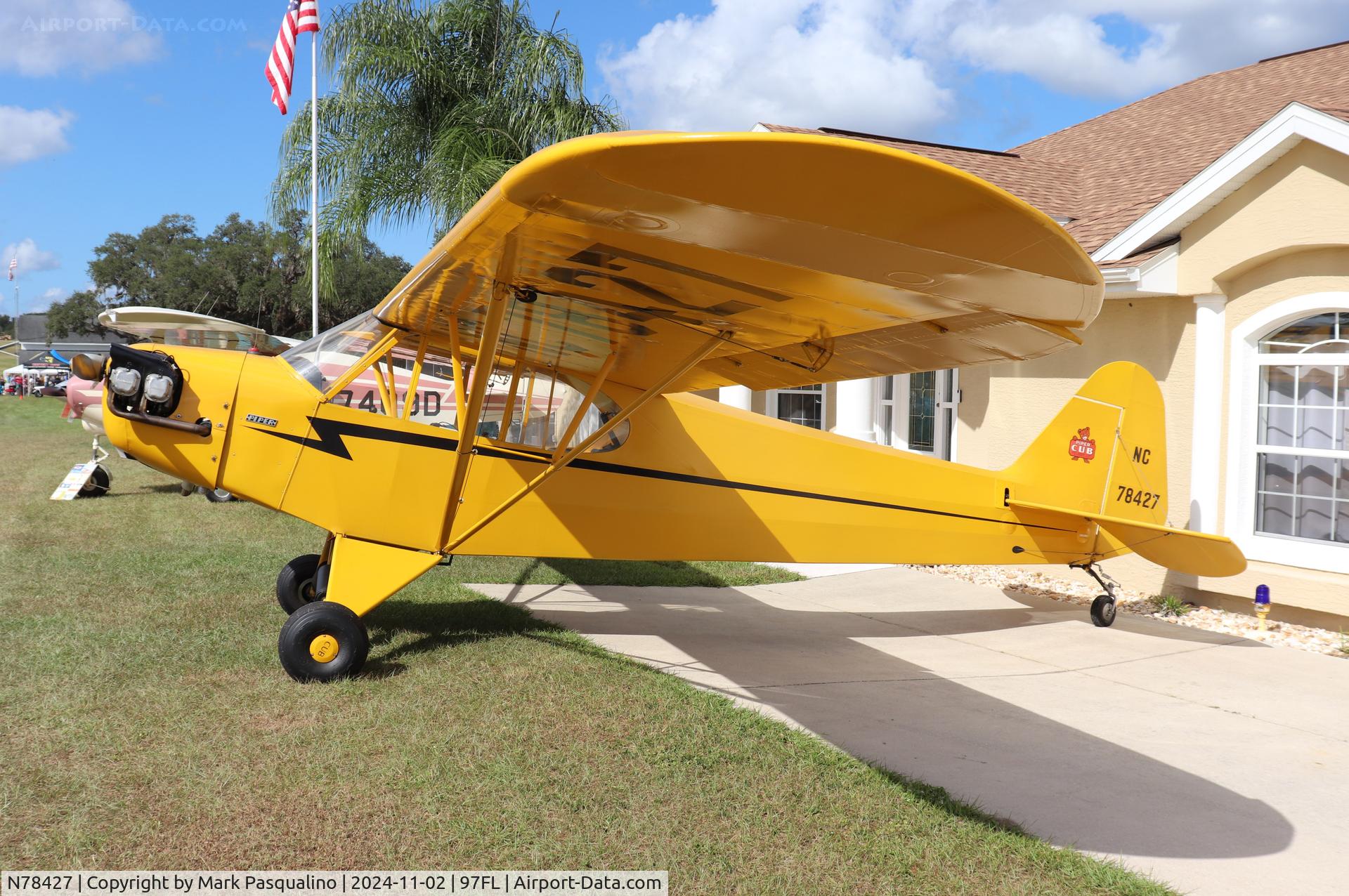 N78427, 1947 Piper J3C-65 Cub C/N 23168, Piper J3C-65