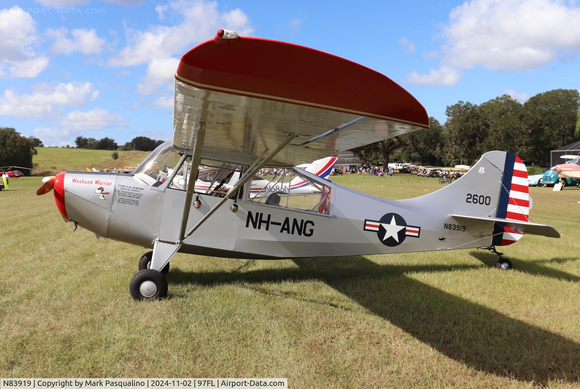 N83919, 1946 Aeronca 7DC C/N 7AC-2600, Aeronca L-16