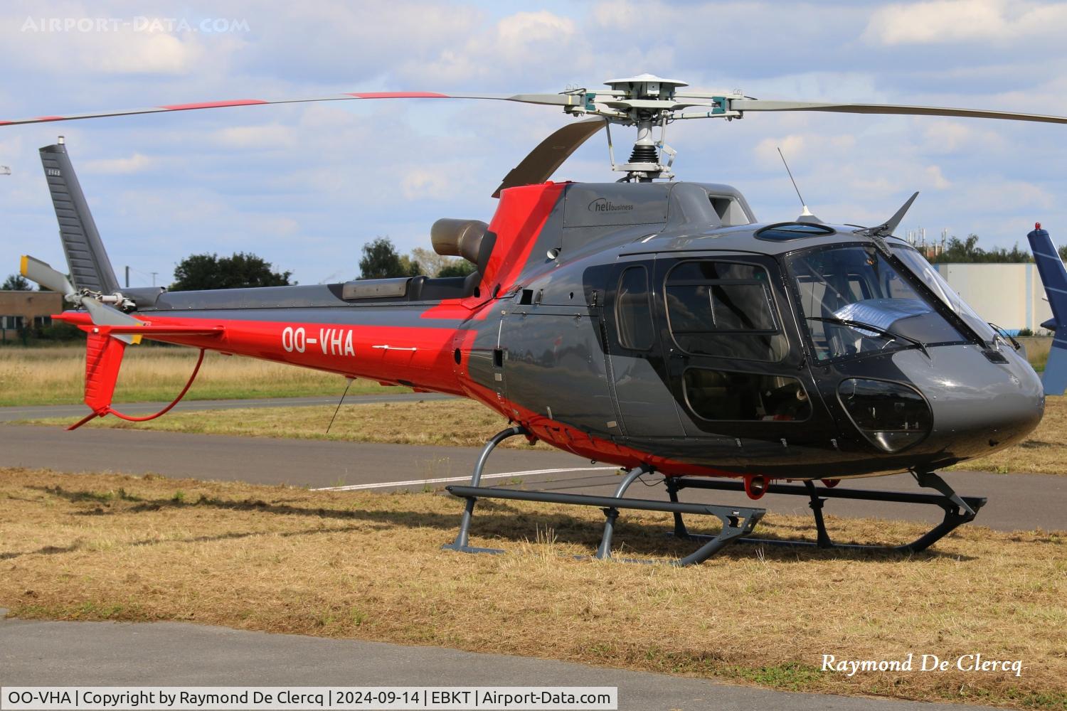 OO-VHA, 2021 Airbus Helicopters AS-350B-3e Ecureuil C/N 8948, OO-VHA of Heli Business at Kortrijk-Wevelgem.