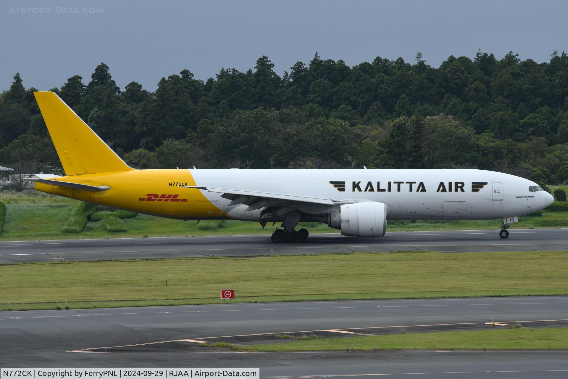 N772CK, 2009 Boeing 777-F1H C/N 35607, Arrival of Kalitta B772F
