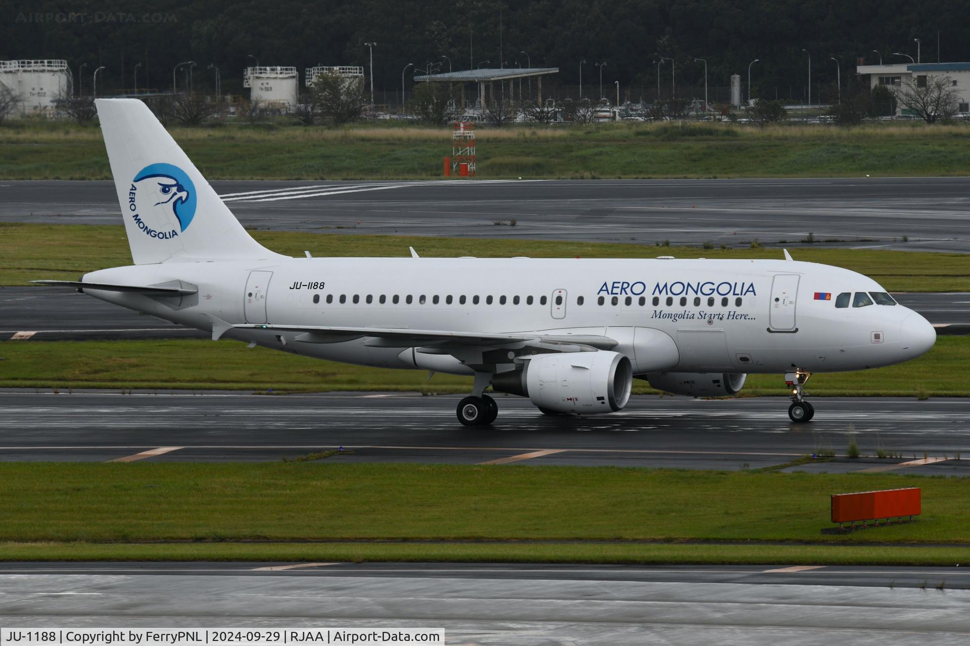 JU-1188, 2005 Airbus A319-115 C/N 2456, Arrival of Aero Mongolia A319