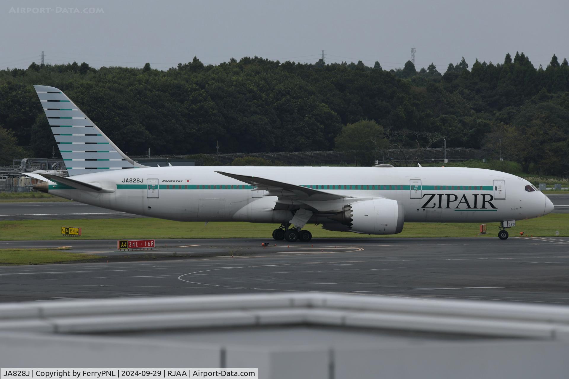 JA828J, 2012 Boeing 787-8 Dreamliner C/N 34838, Arrival of Zipair B788 transferred from JAL Jan 3rd, 2024