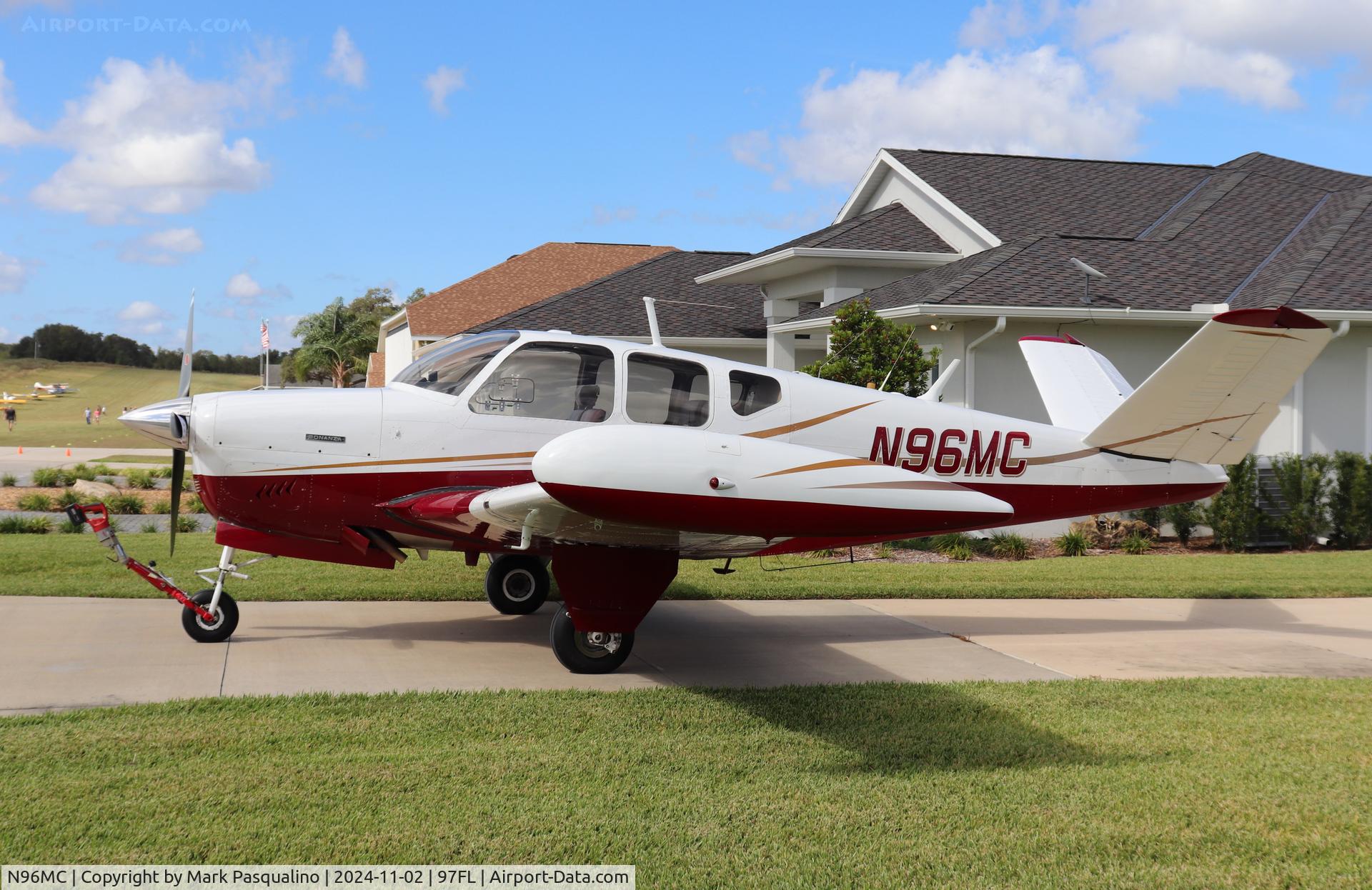 N96MC, 1960 Beech M35 Bonanza C/N D-6555, Beech M35