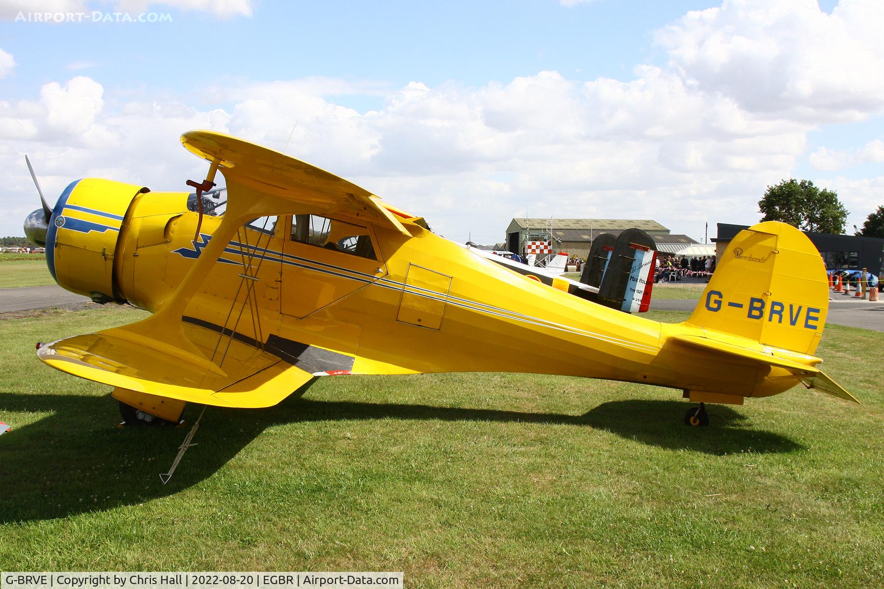 G-BRVE, 1945 Beech D17S Staggerwing C/N 6701, Breighton