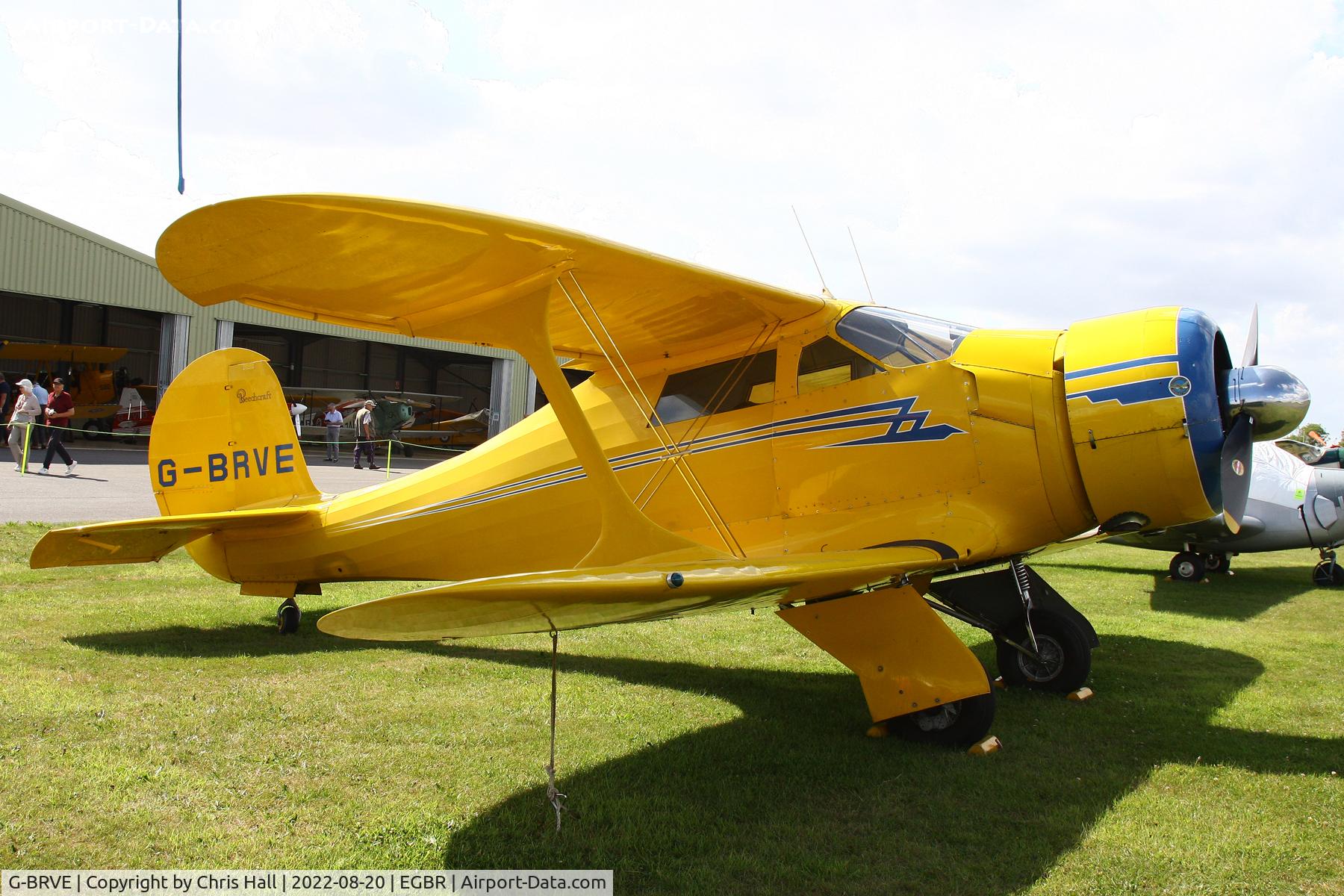 G-BRVE, 1945 Beech D17S Staggerwing C/N 6701, Breighton