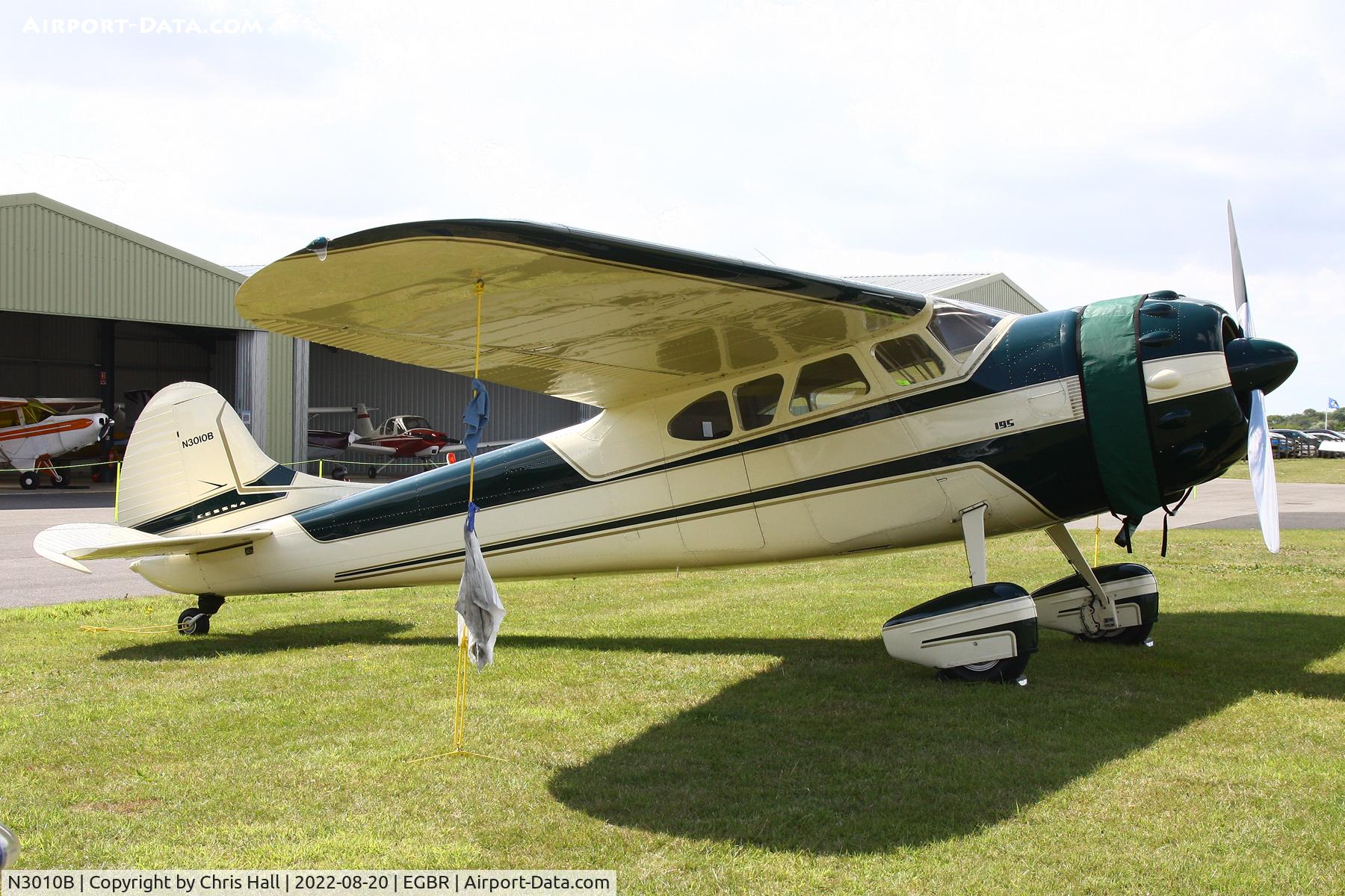 N3010B, 1952 Cessna 195B Businessliner C/N 7893, Breighton